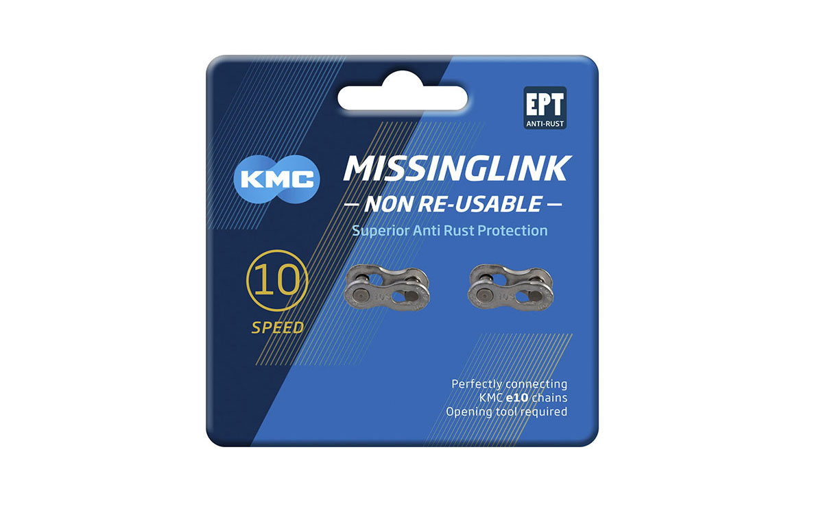 Замок цепи КМС для 10 скоростной цепи, двухсоставной, 1/2х11/128, пин 5.88мм