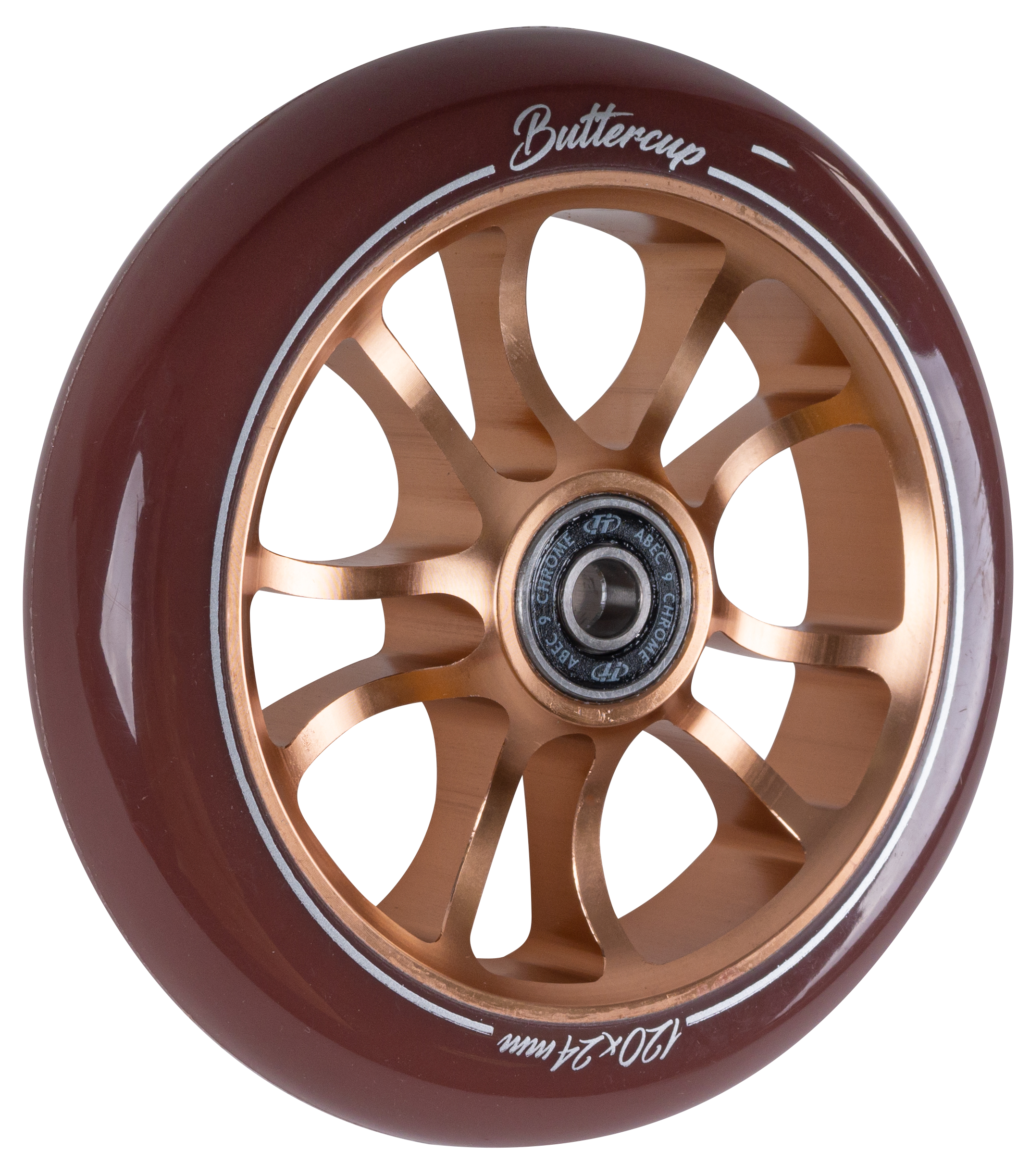 Колесо для самоката X-Treme 12024мм, Buttercup, brown