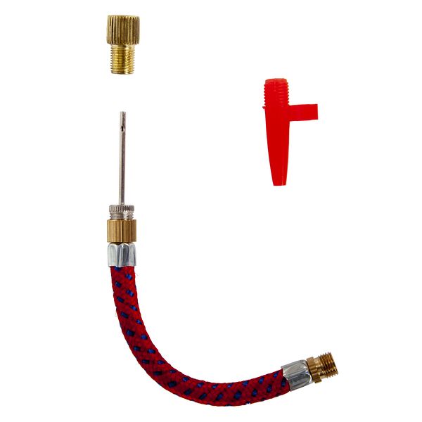 Комплект насадок для насоса Для мячей, для надувных элементов, переходник с велониппеля, шланг.