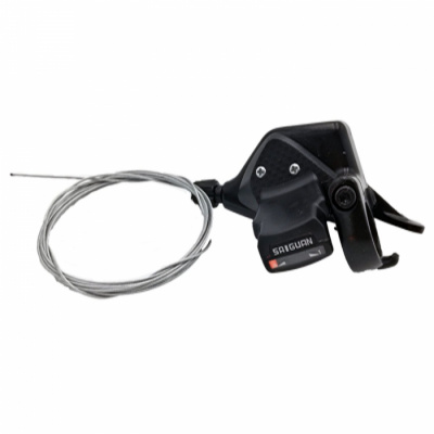 Шифтер комплект 3х7 ск. SAIGUAN KD-71-7SI  с тросами