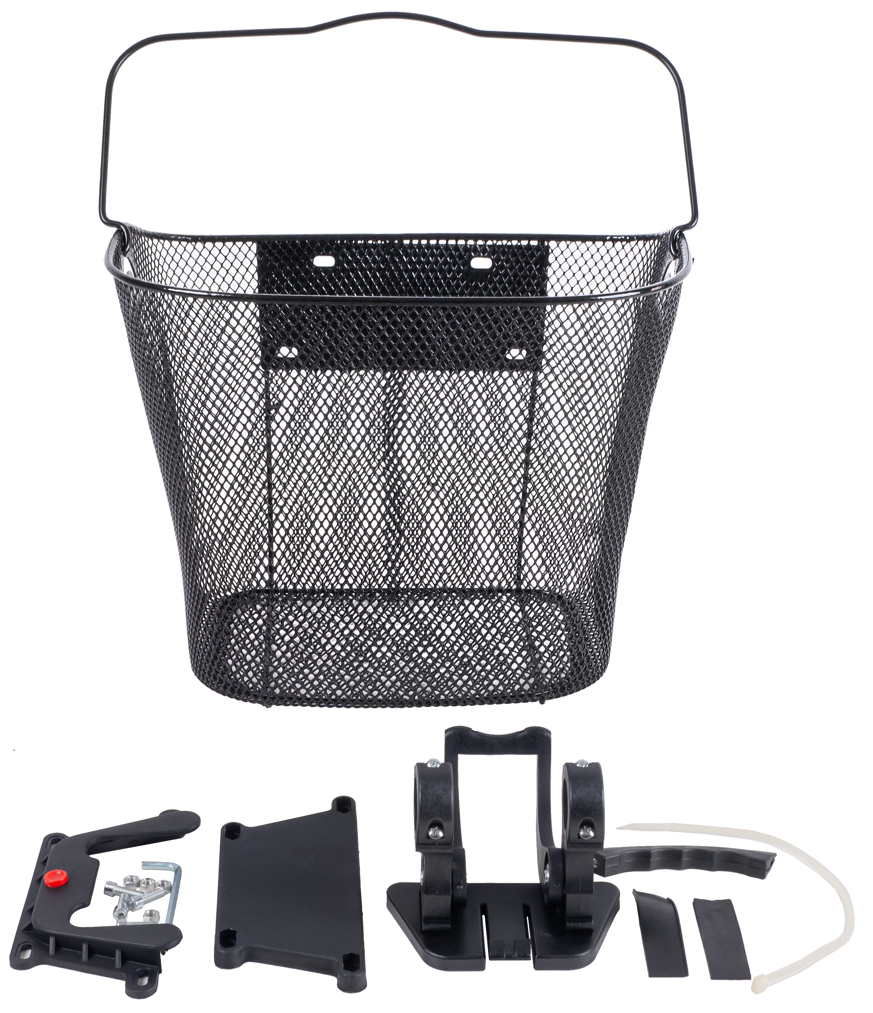 Корзина передняя на велосипед,  быстросъемное крепление, стальная  размер 35x25x26 см  YD-69 YD-69
