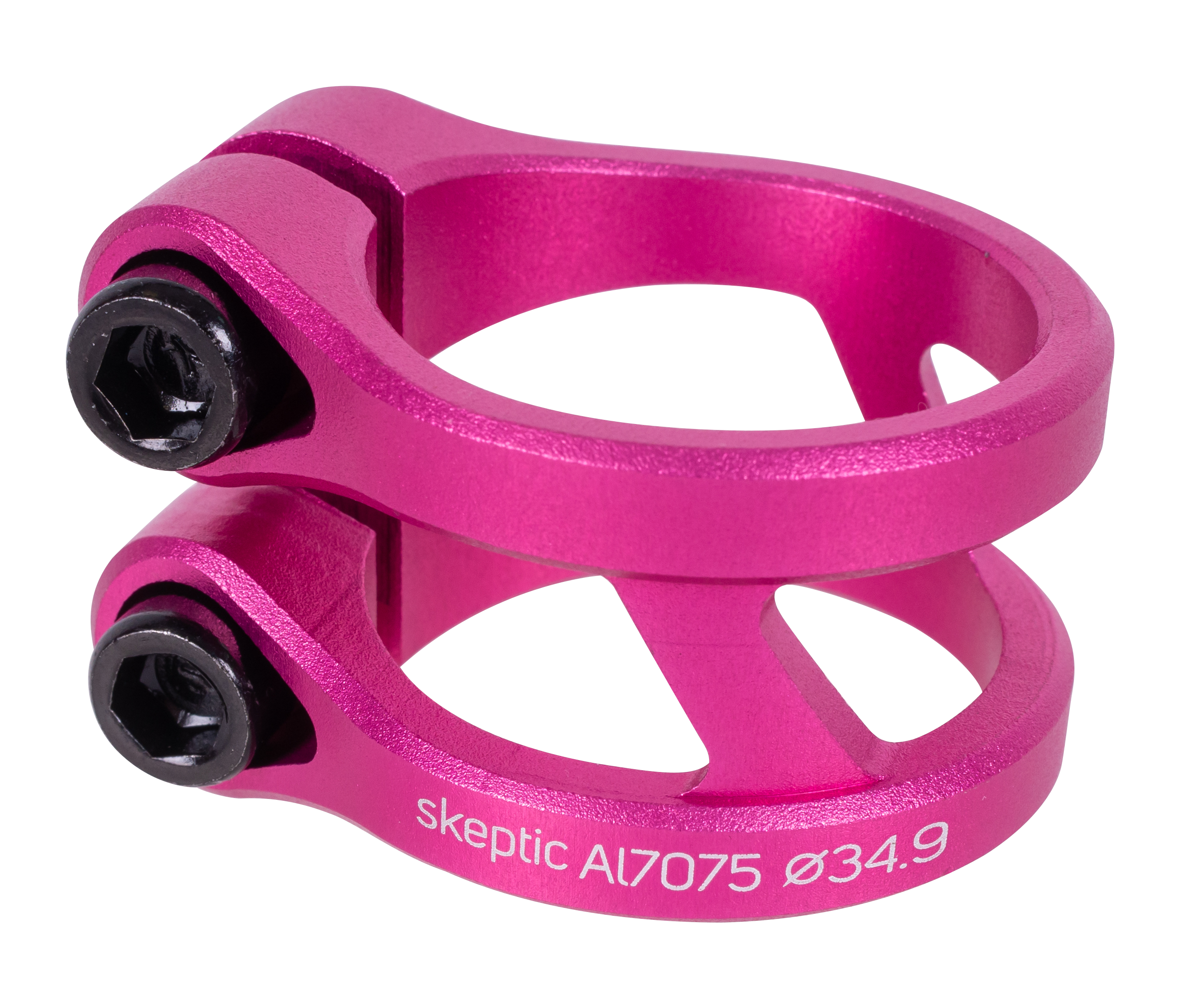 Зажим 2 болта Skeptic, 34,9мм, HIC, pink
