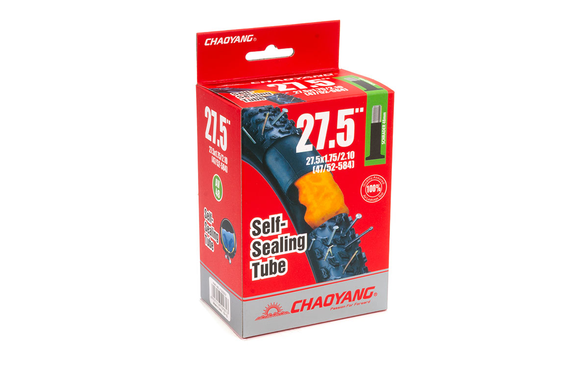 Камера CHAO YANG 27.5x1.75/2.10 AV 48мм антипрокольная бутиловая (кор. 50 шт.)