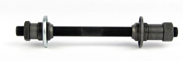 Ось передней втулки (ЭКСЦЕНТРИК) ЧЕРНАЯ с конусами с пыльниками