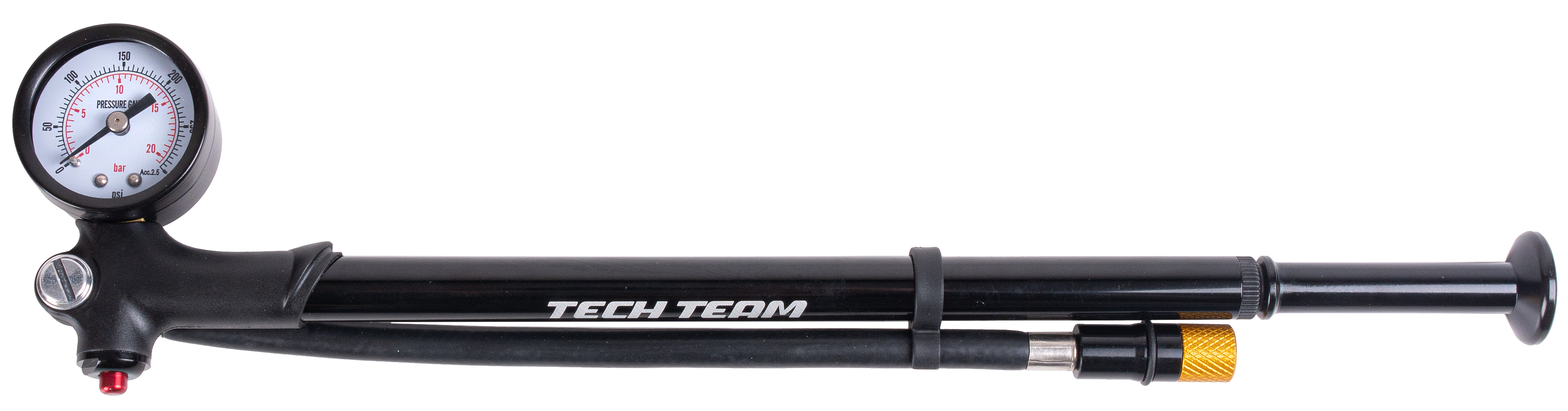 Насос высокого давления 300 PSI, алюм. корпус., алюм. ручка ,манометр, кнопка сброса давления в сист