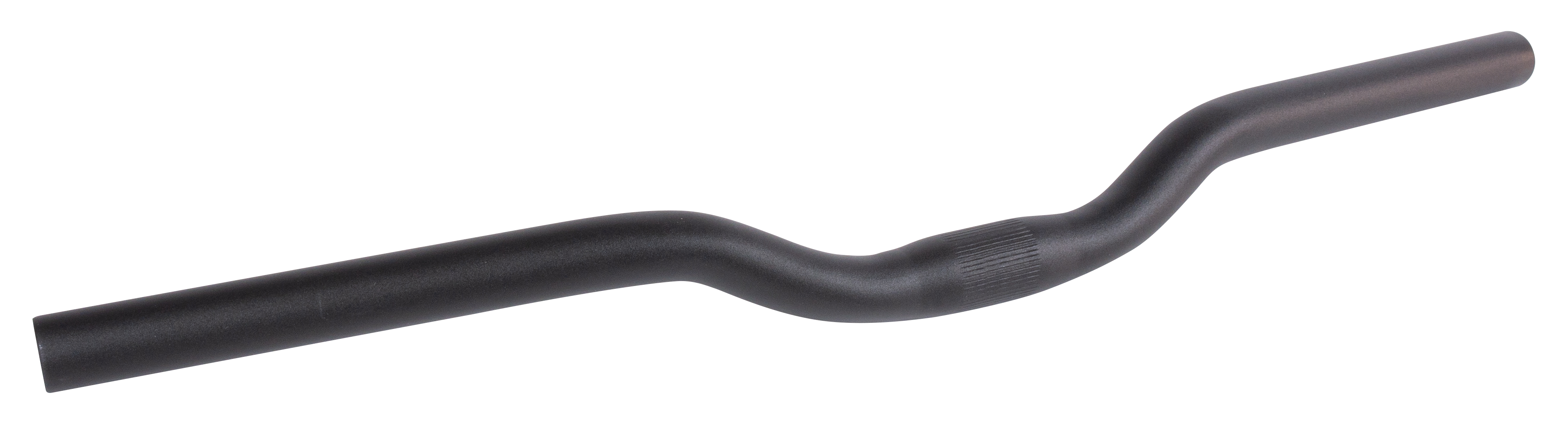 Руль стальной 560мм, зажим 25,4мм, подъем 20мм, загиб 15 560/25.4/20/15