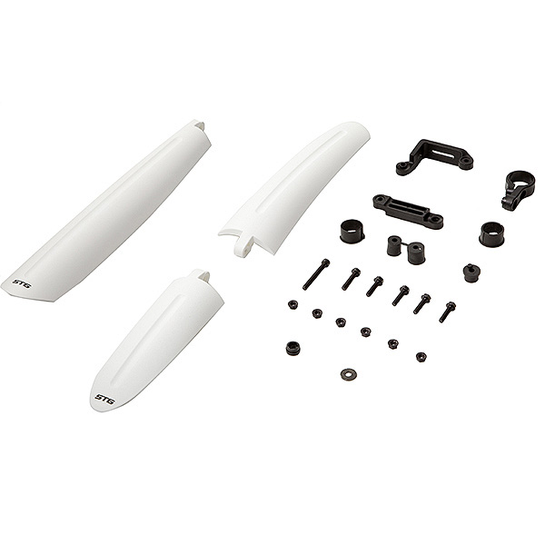 Комплект крыльев STG GH-367F/R, для колес 24-26,с логoтипом STG белые