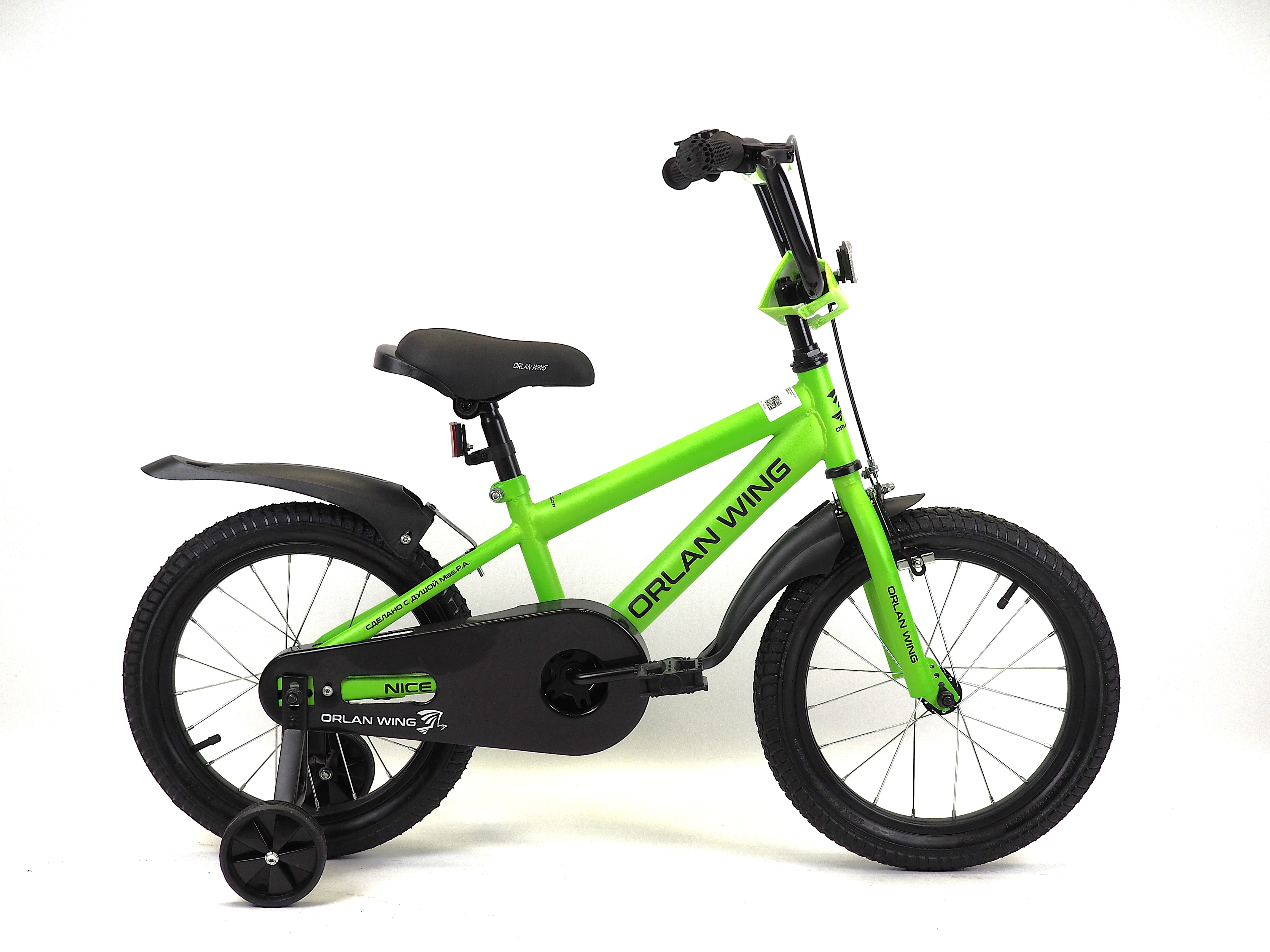 Велосипед ORLAN WING 18" NICE зеленый, сталь