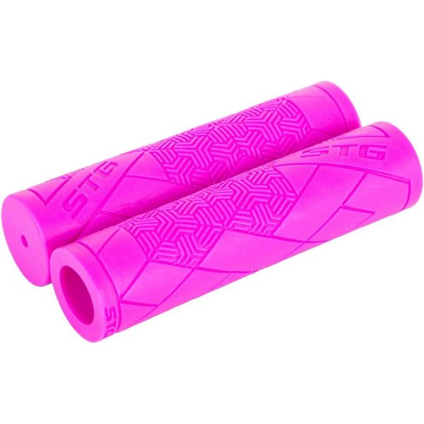 Грипсы STG Base, 126 мм, фиолетовый