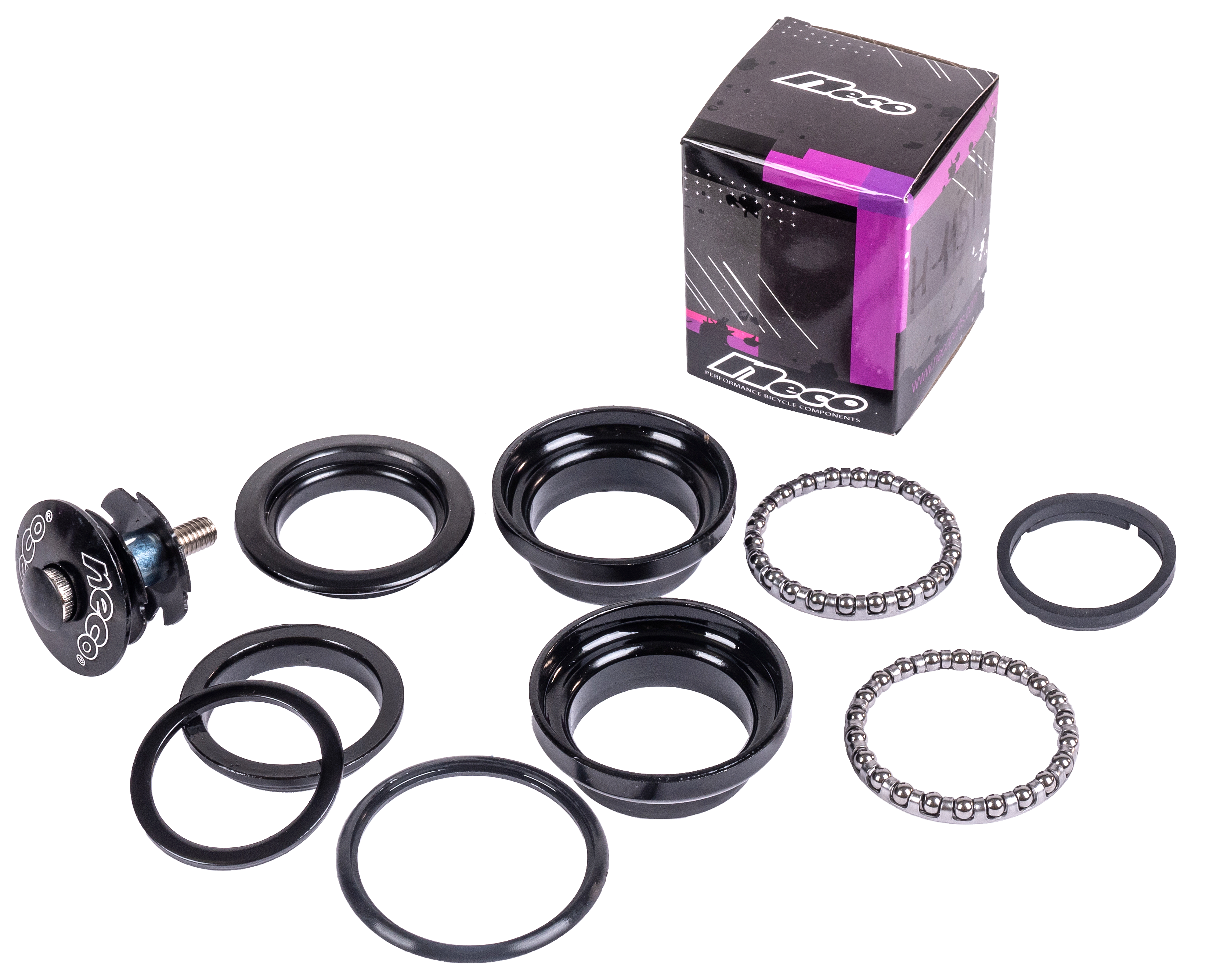 Рулевая NECO H846 1-1/8x34x30, безрезьбовая, внеш чашки в фирм. коробке NECO H846