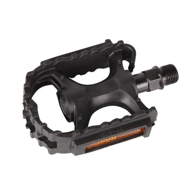 Педали велосипедные STG FP-628, ось 9/16", пластик, черные, Х54030