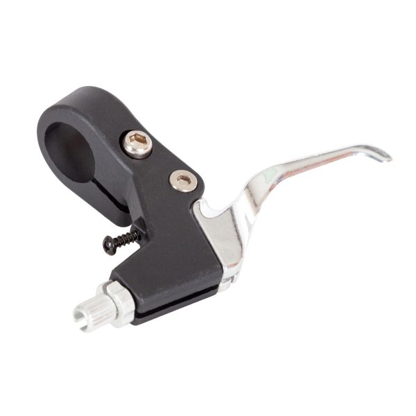 Ручки тормозные STG MBL-421PA для дет. вел., левая, 3 пальца, пластик, черный с серебристым