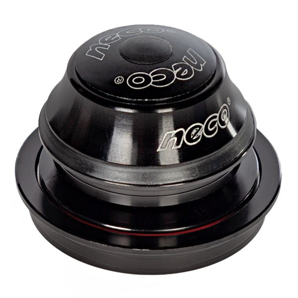 Рулевая колонка Neco H384AEM, ZS44/56, 1 1/8, алюм.чашки, пром.подшипники, черный