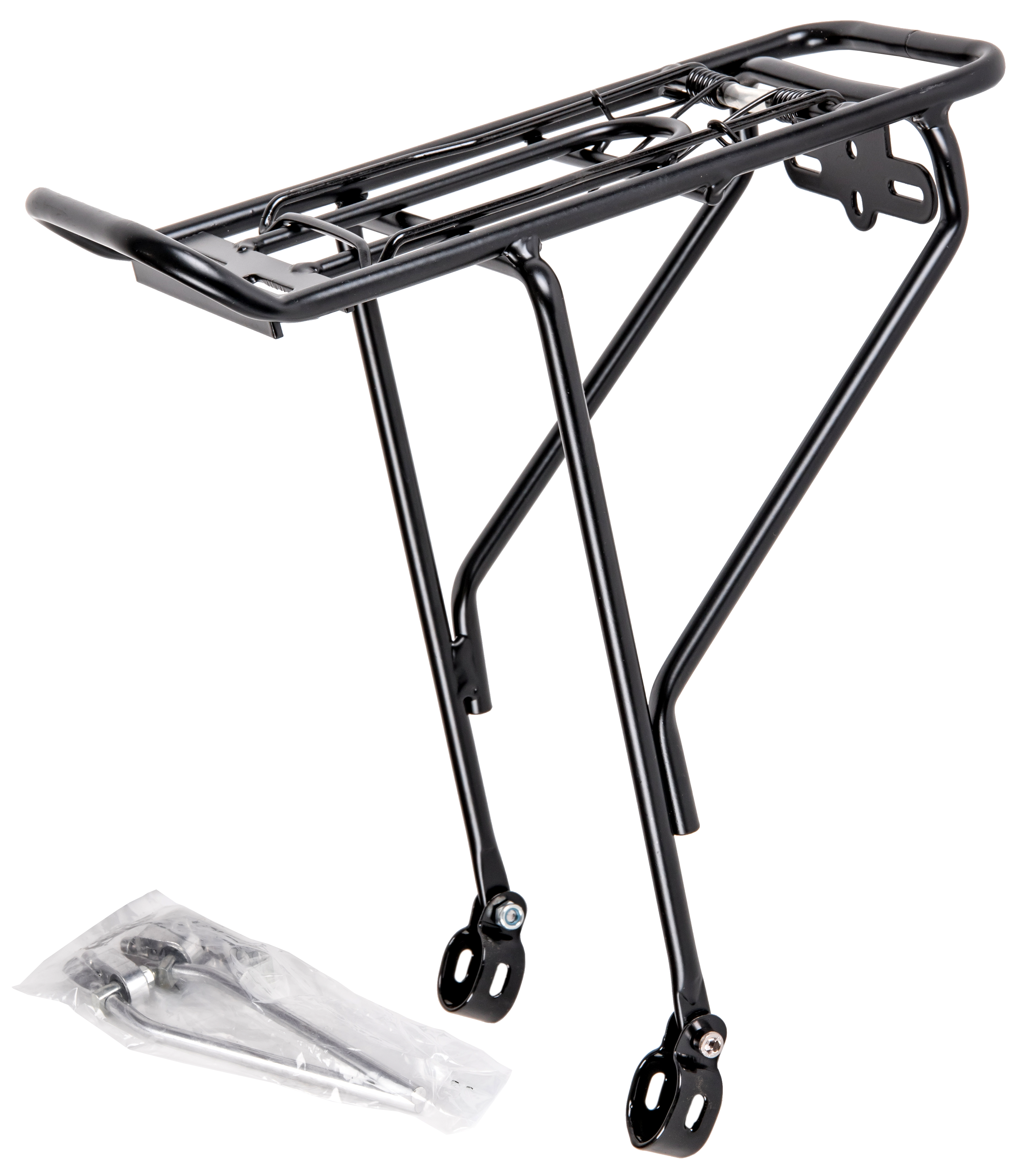 Багажник ал. д/вел с заж., крепление на верх.перья HS-H019A HS-H019A