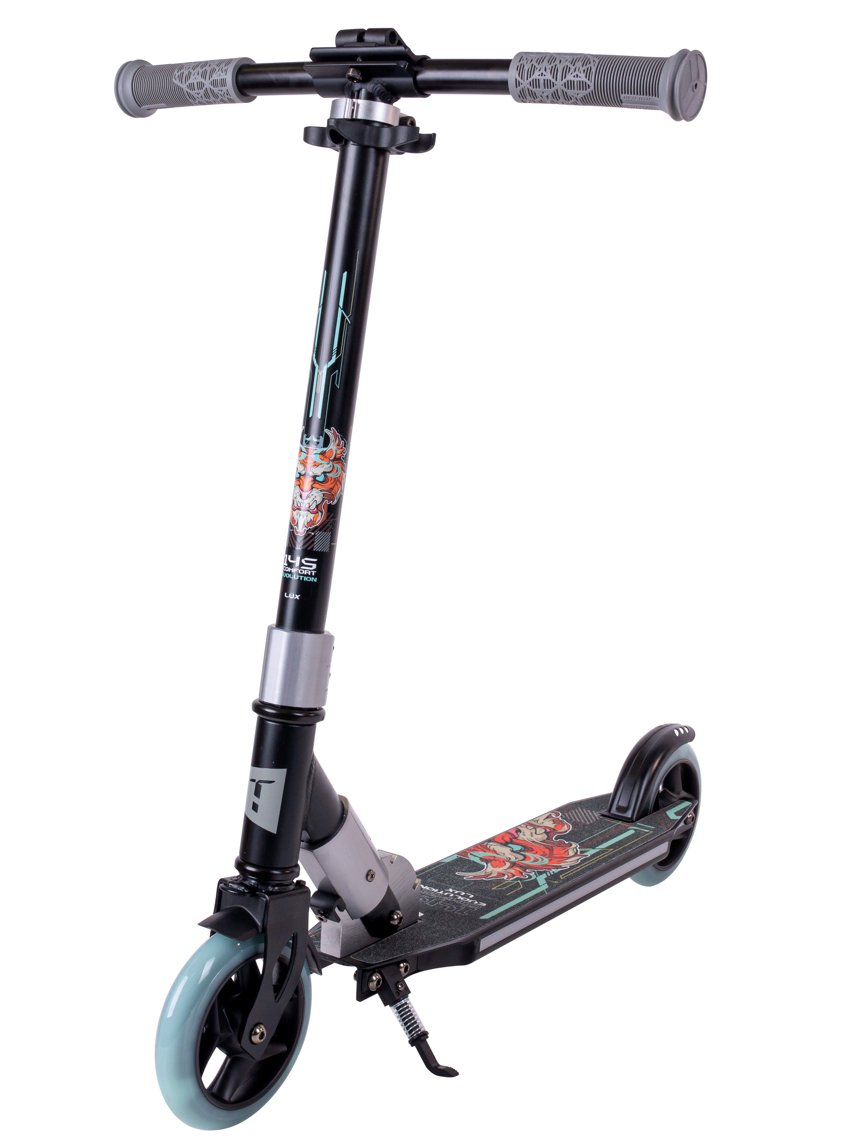 Самокат Comfort 145 evolution  lux black 1/4