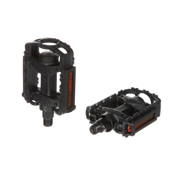 Педали велосипедные STG HF-818, ось 1/2", пластик, черные, Х21255