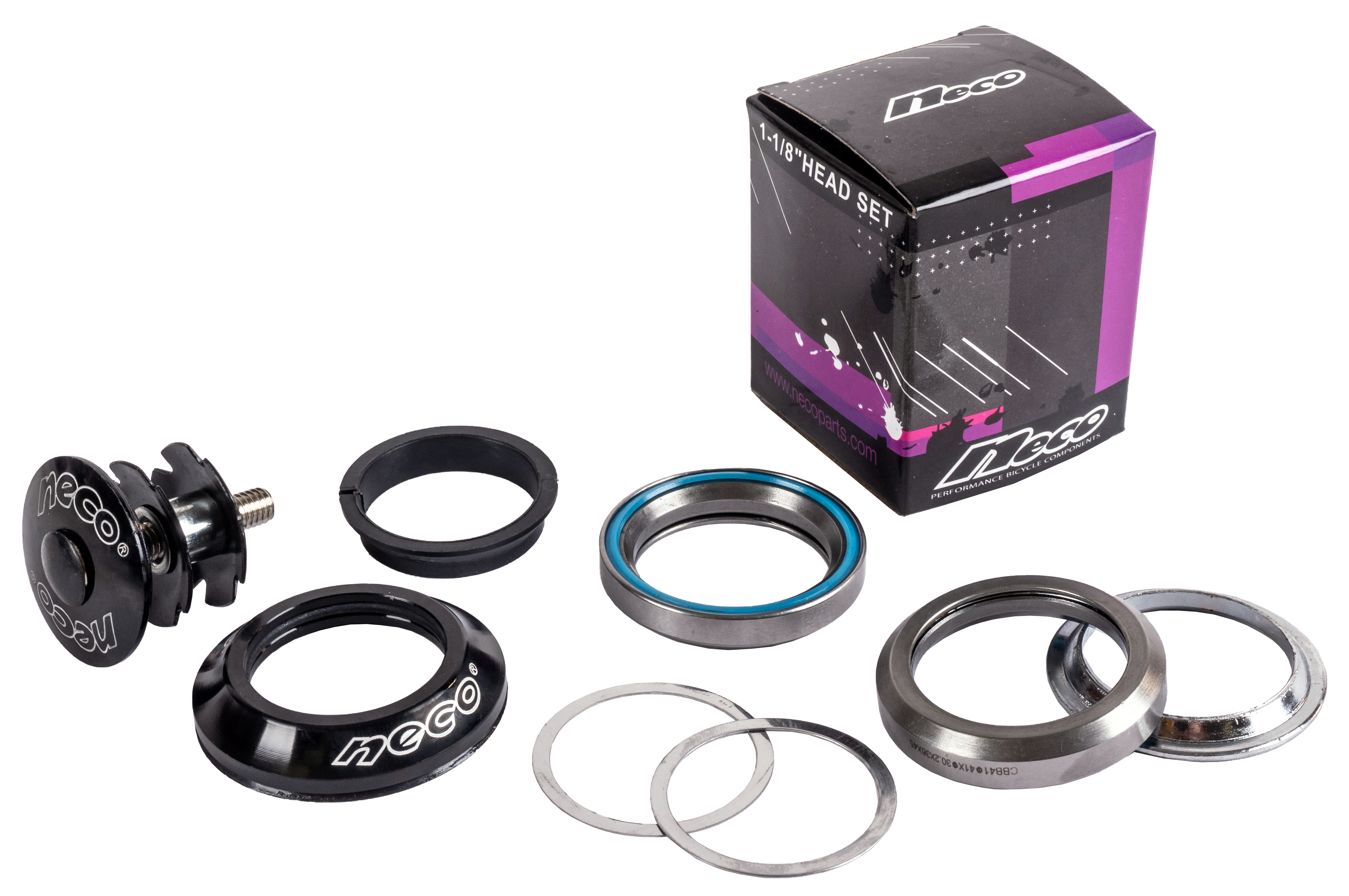 Рулевая NECO H-50, 1-1/8x44x30, безрезьбовая, интегрированная, пром. подшипник 41x36x45 H-50