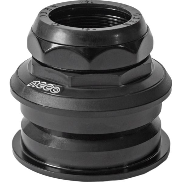 Рулевая колонка Neco H118, ZS44, 1 1/8(резьб.), алюм.чашки, картр.подшипники, черный