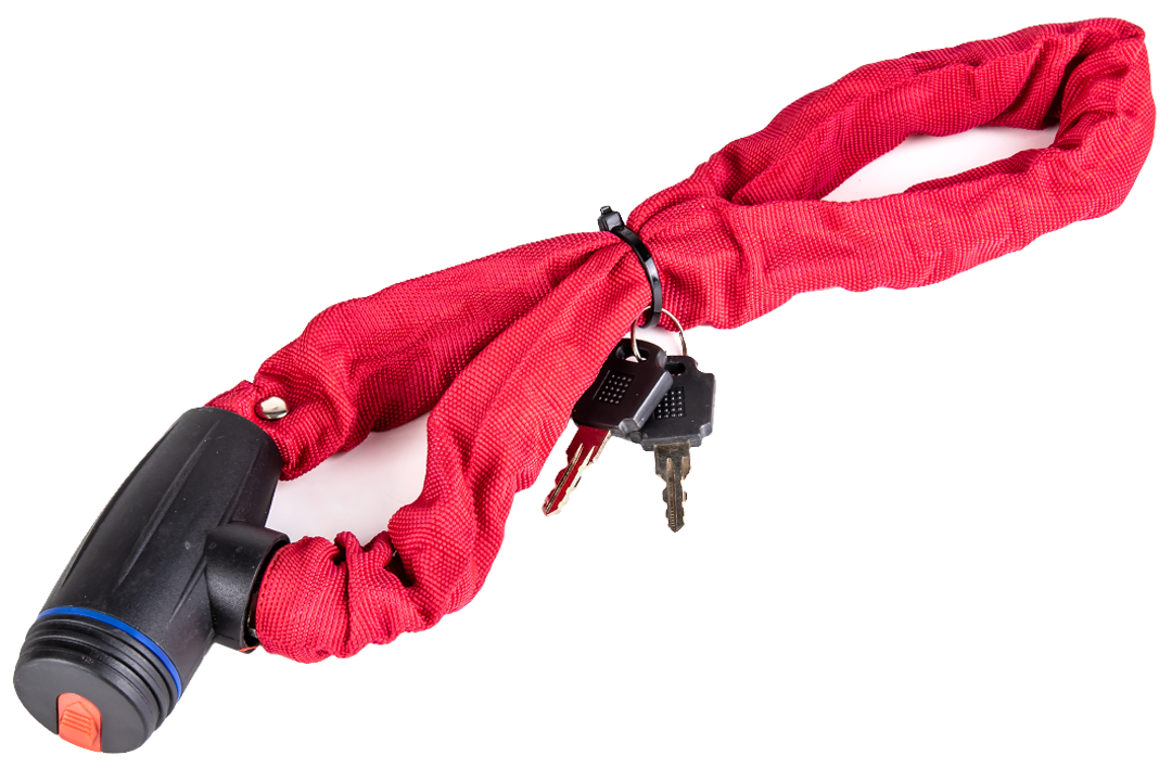 Замок велосипедный 8х1000 mm ключ GK105.308 1/12 GK105.308