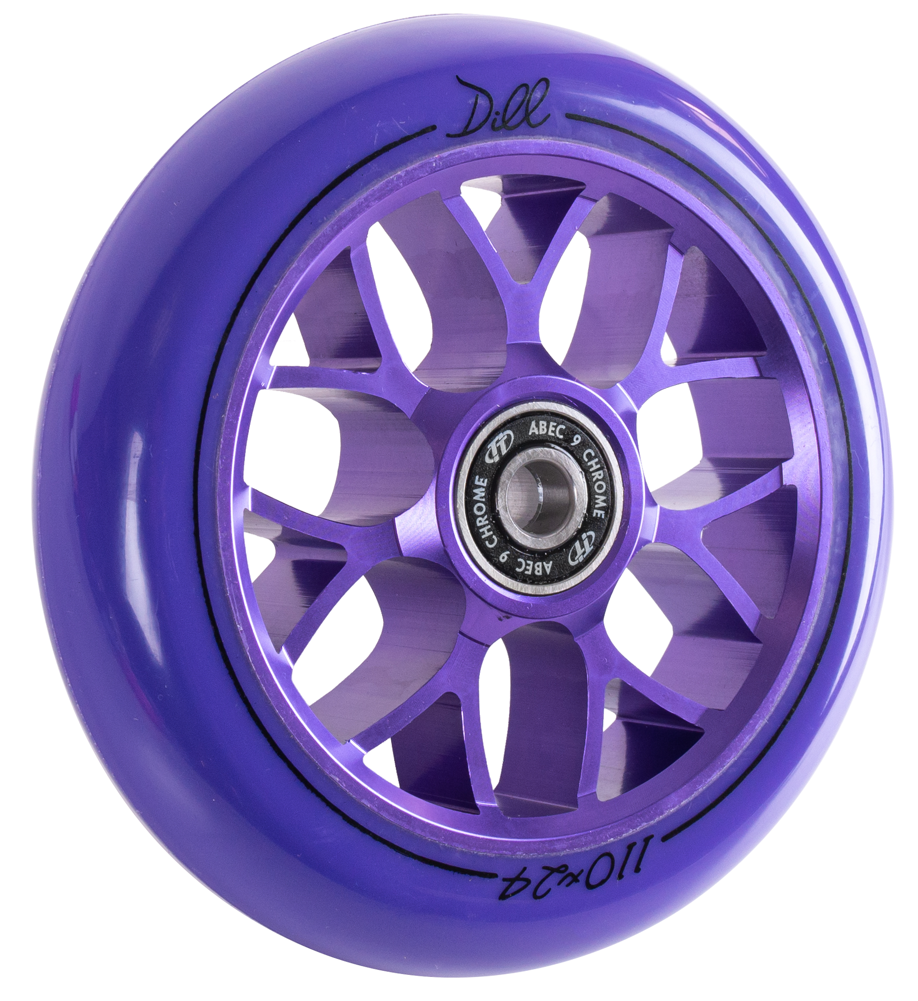 Колесо для самоката X-Treme 11024мм, Dill, purple