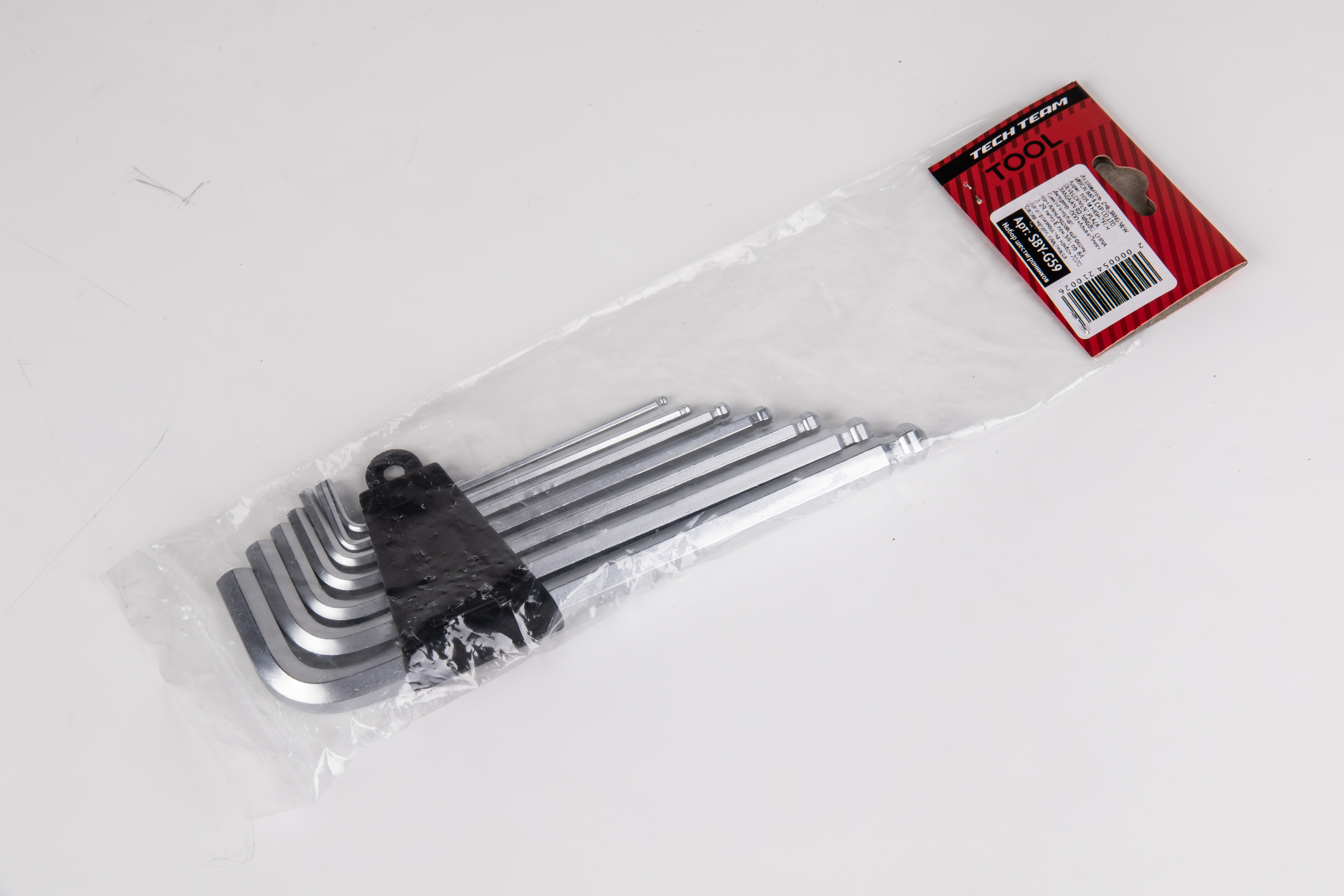 Н-р шестигранников 2,5/3/4/5/6/8/10, SBY-G58 1/50 SBY-G58