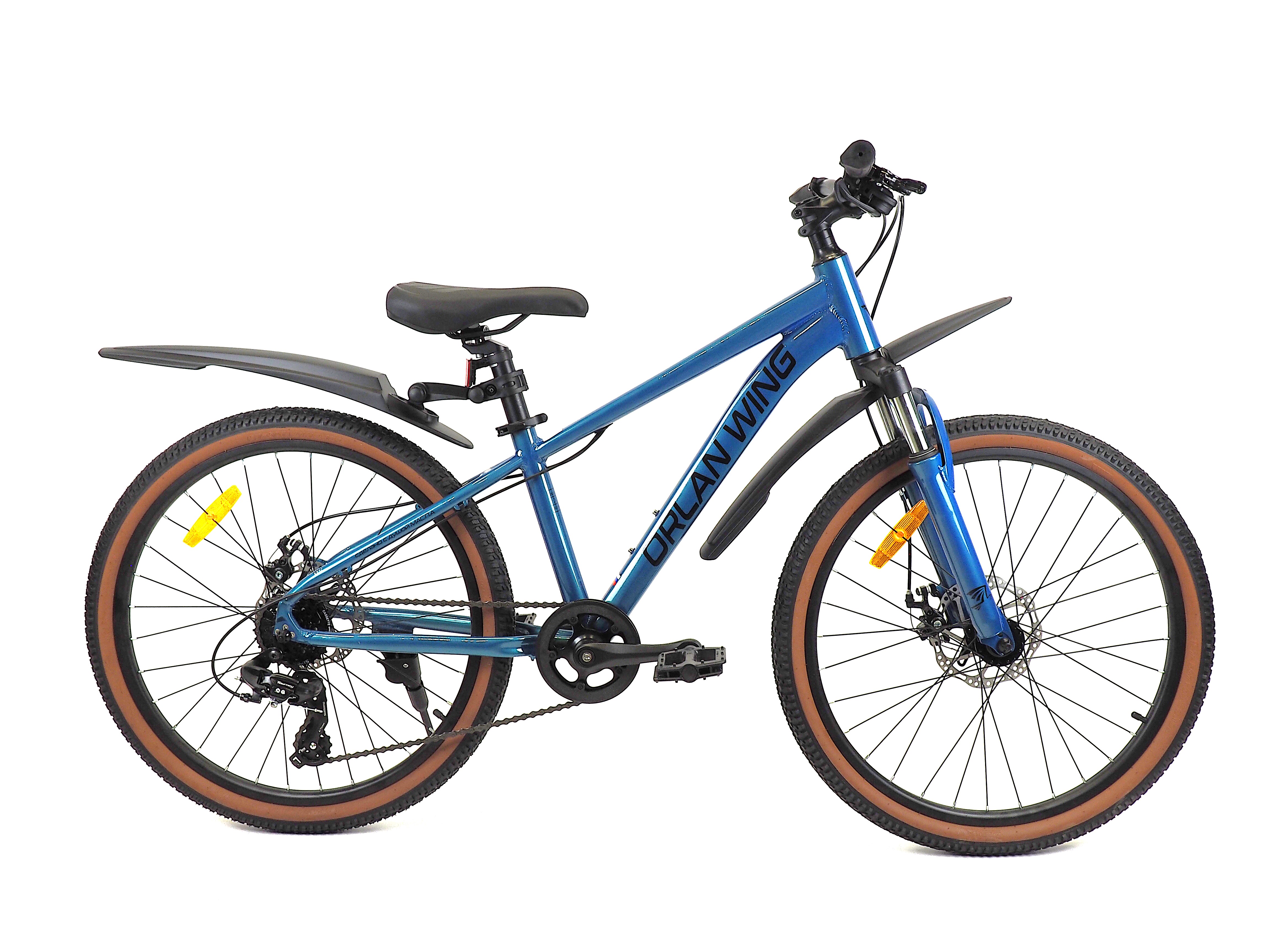 Велосипед ORLAN WING 24" SHIFT 2.0 синий, алюминий, размер 12