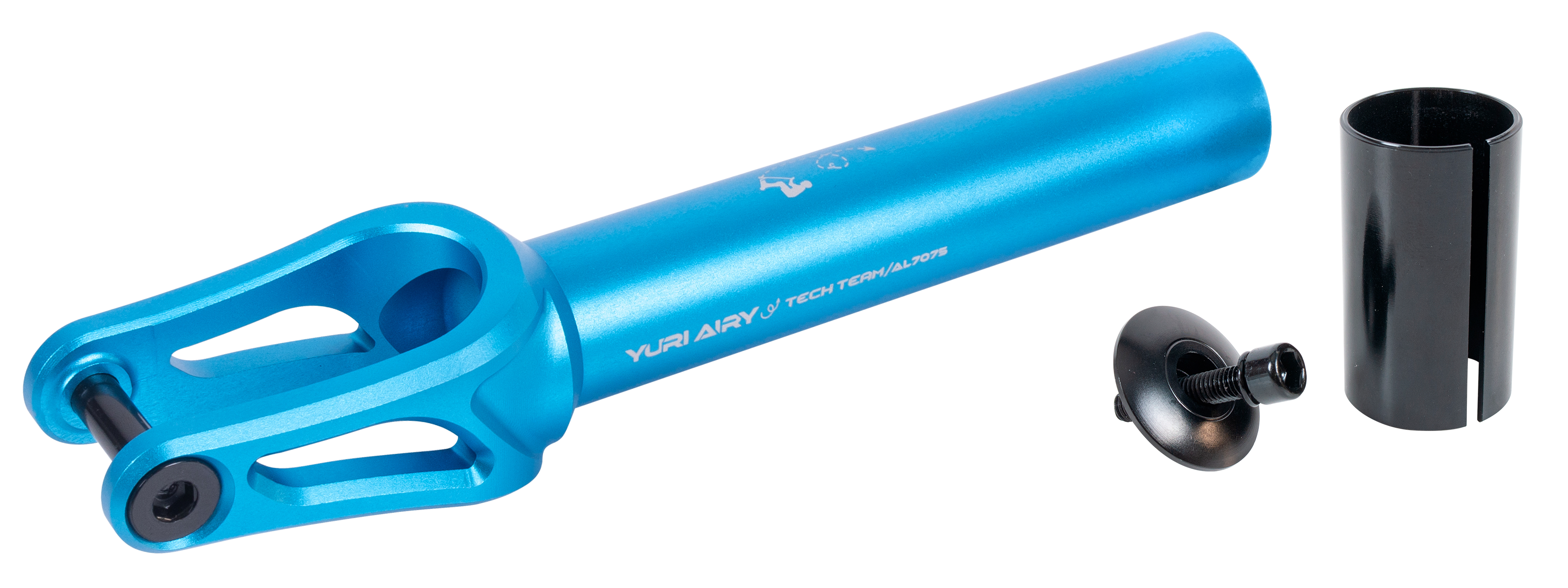Вилка для X-Treme самоката, Yuri Airy, AL 7075 (SCS/HIC 24x110мм колеса) Blue
