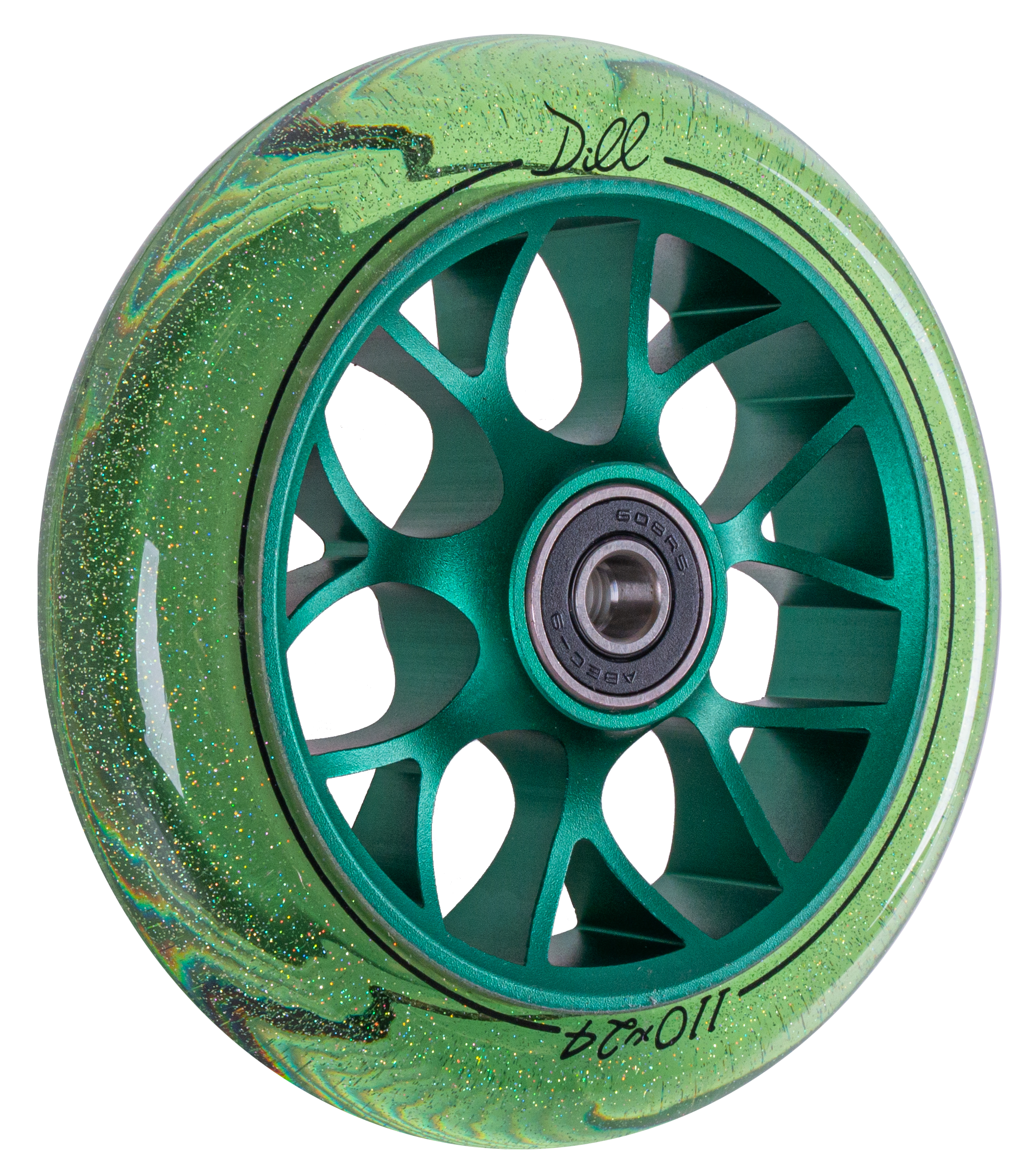 Колесо для самоката X-Treme 11024мм, Dill, green