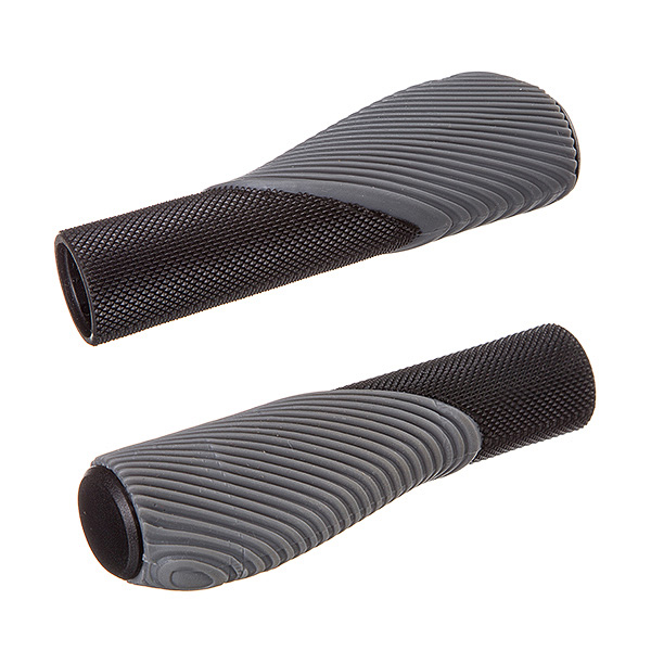 Грипсы STG  HL-G303-1, 130 мм, черные-серые,комфортные.