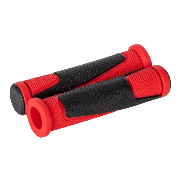 Грипсы HL-G305, 125 мм, черные/красные