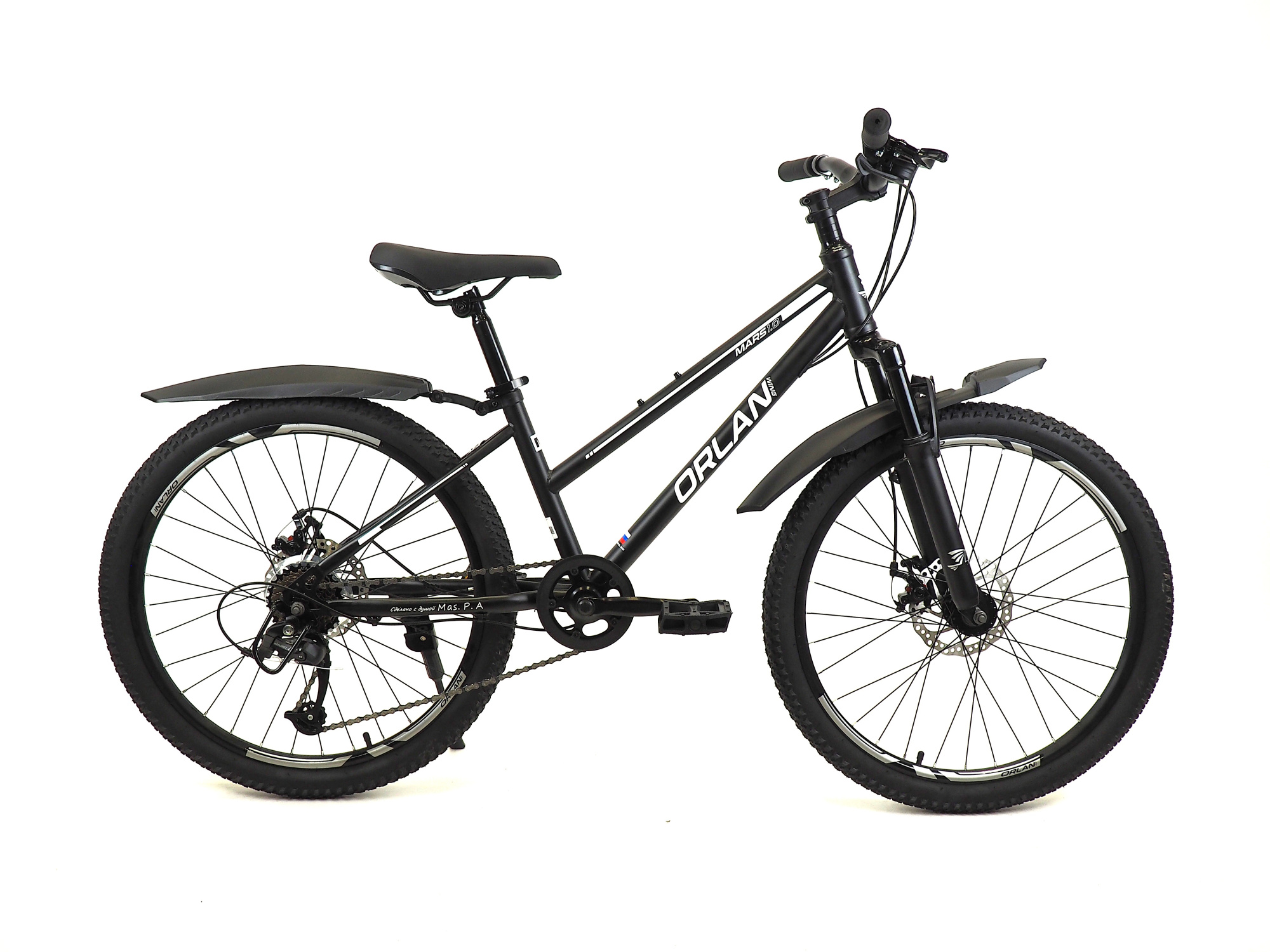 Велосипед ORLAN WING 26" MARS 1.0 черный, сталь, размер 14