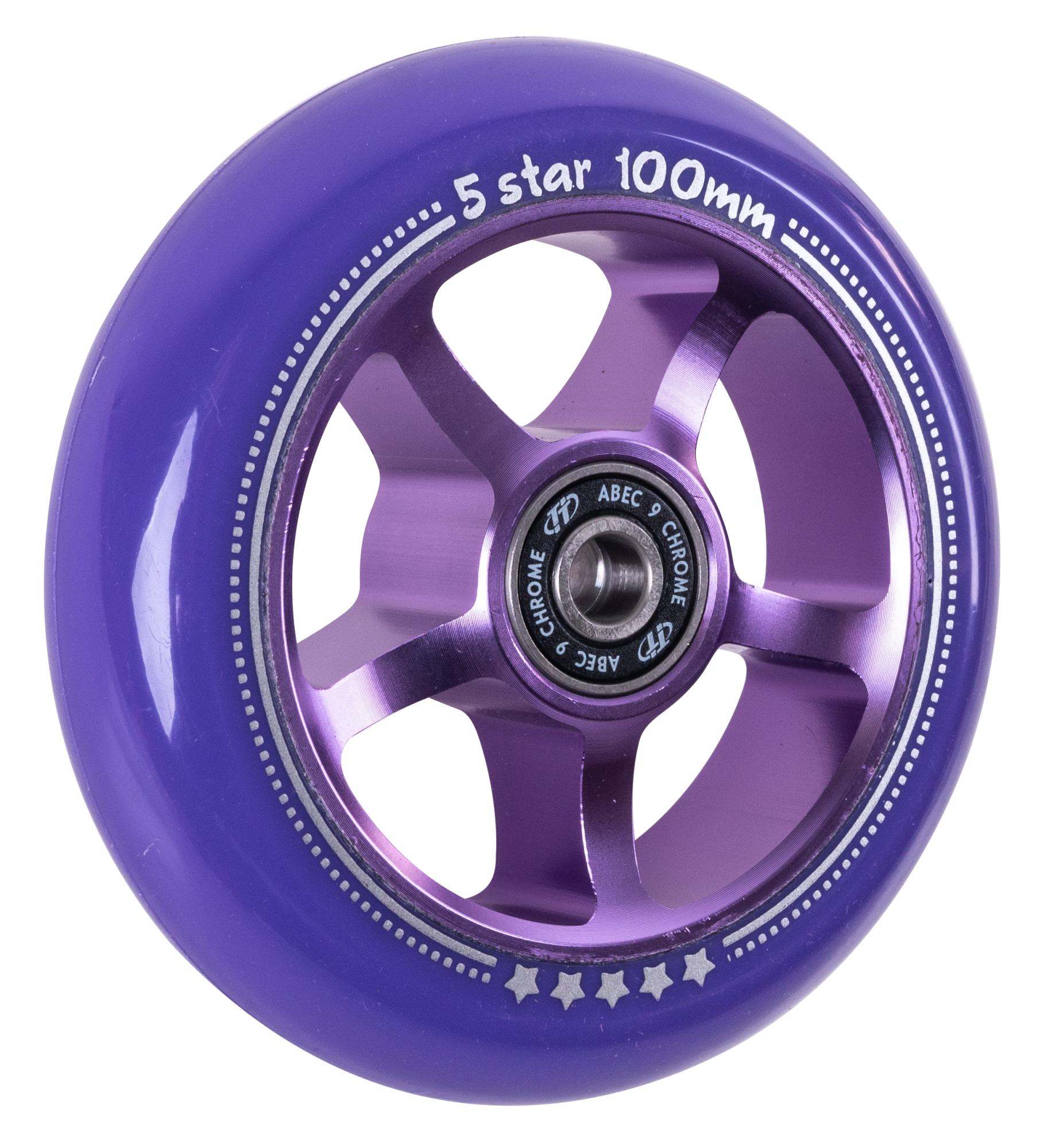 Колесо для самоката X-Treme 10024мм 5 star purple