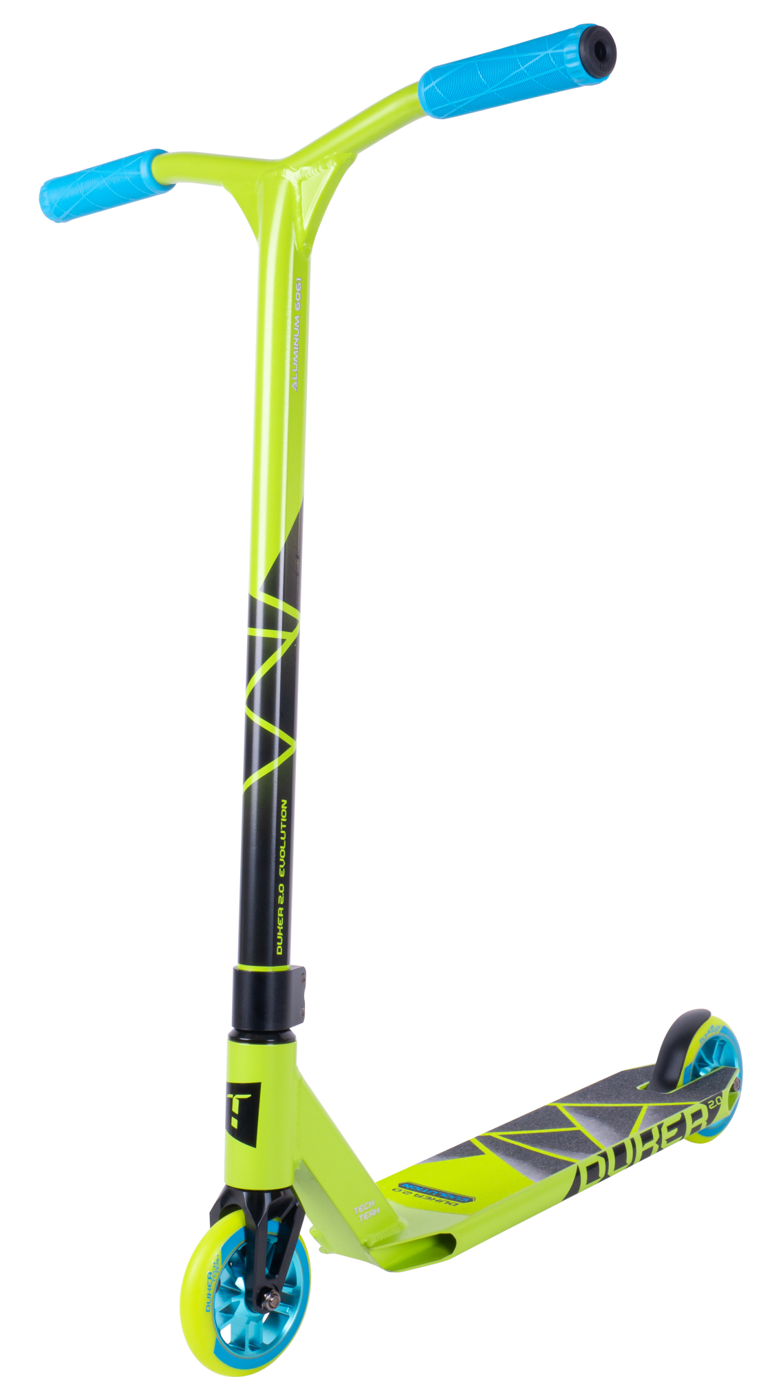 Самокат трюковой Duker 2.0 neon green 1/4