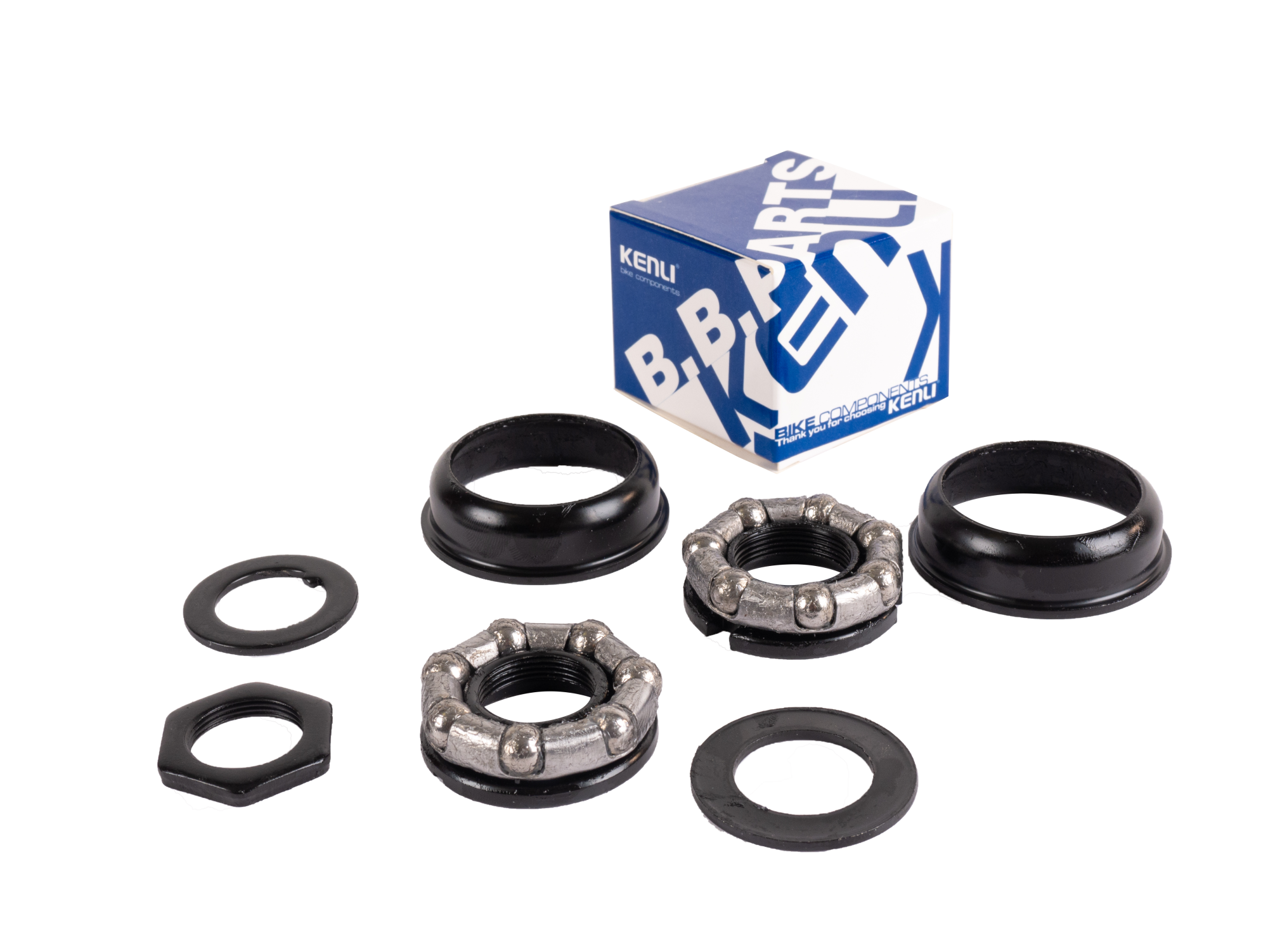 Каретка KL-B43, 9 частей, подшипники 5/16x9, резьба R-15/16x24T, L-7/8x24T KL-B43