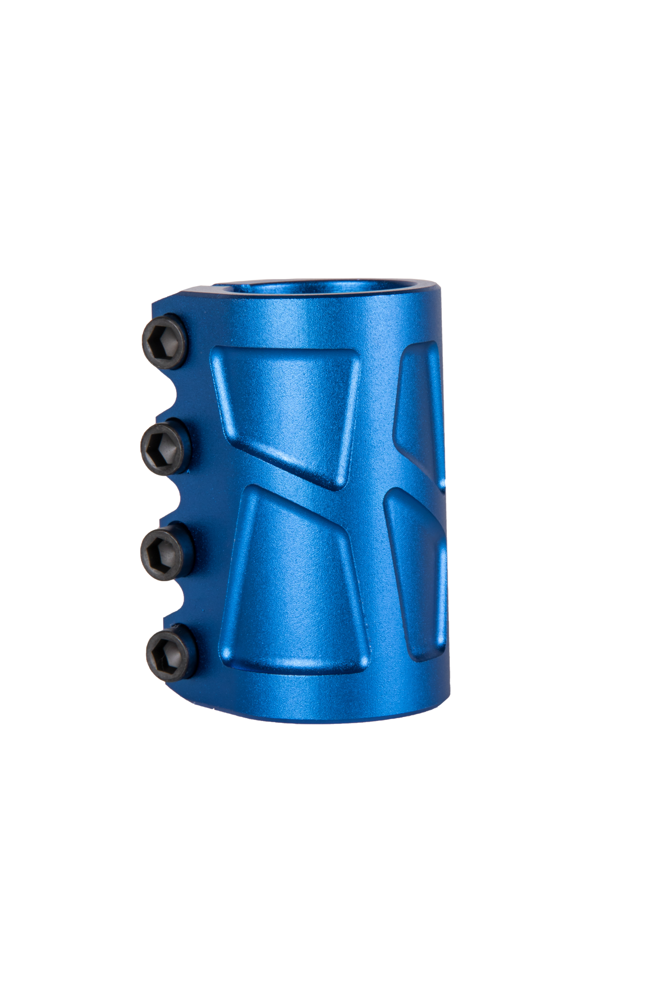 Зажим 4 болта GV, SCS (CHOPPER) blue