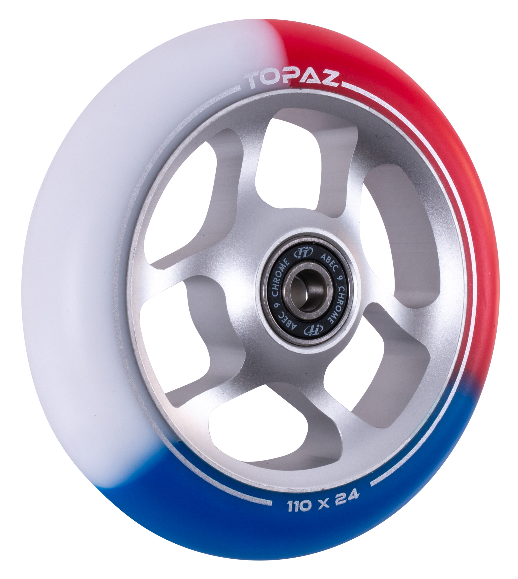 Колесо для самоката X-Treme 11024мм, Topaz, red