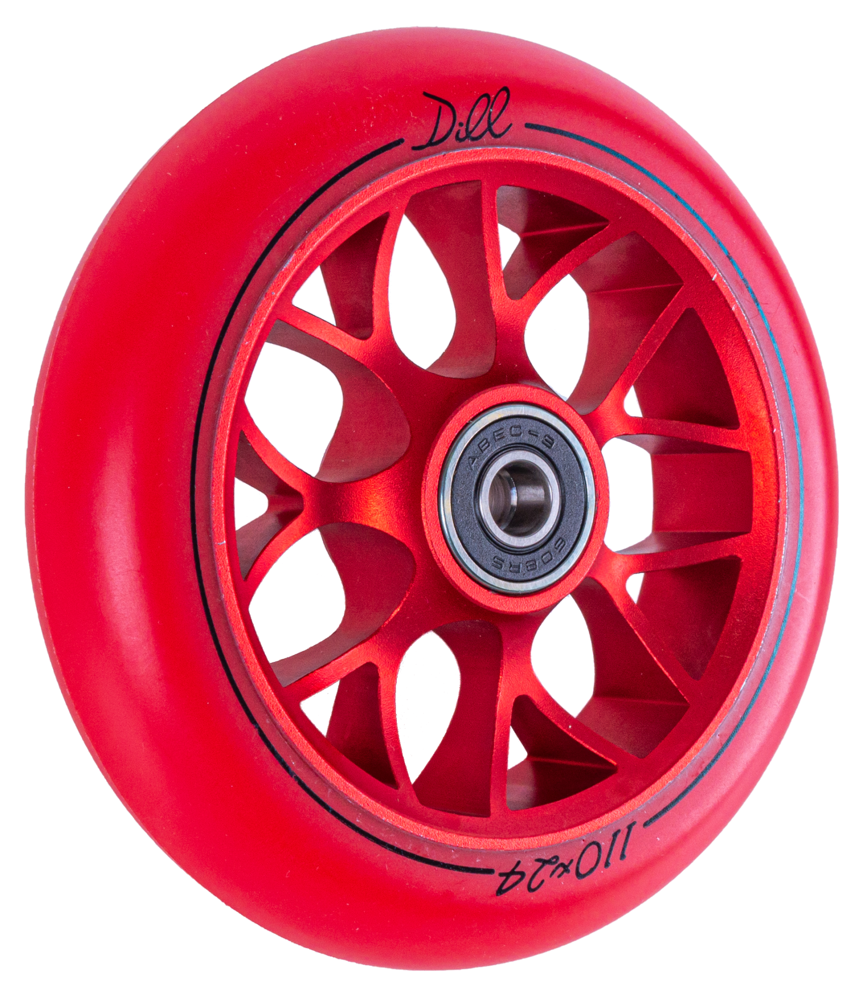 Колесо для самоката X-Treme 11024мм, Dill, red