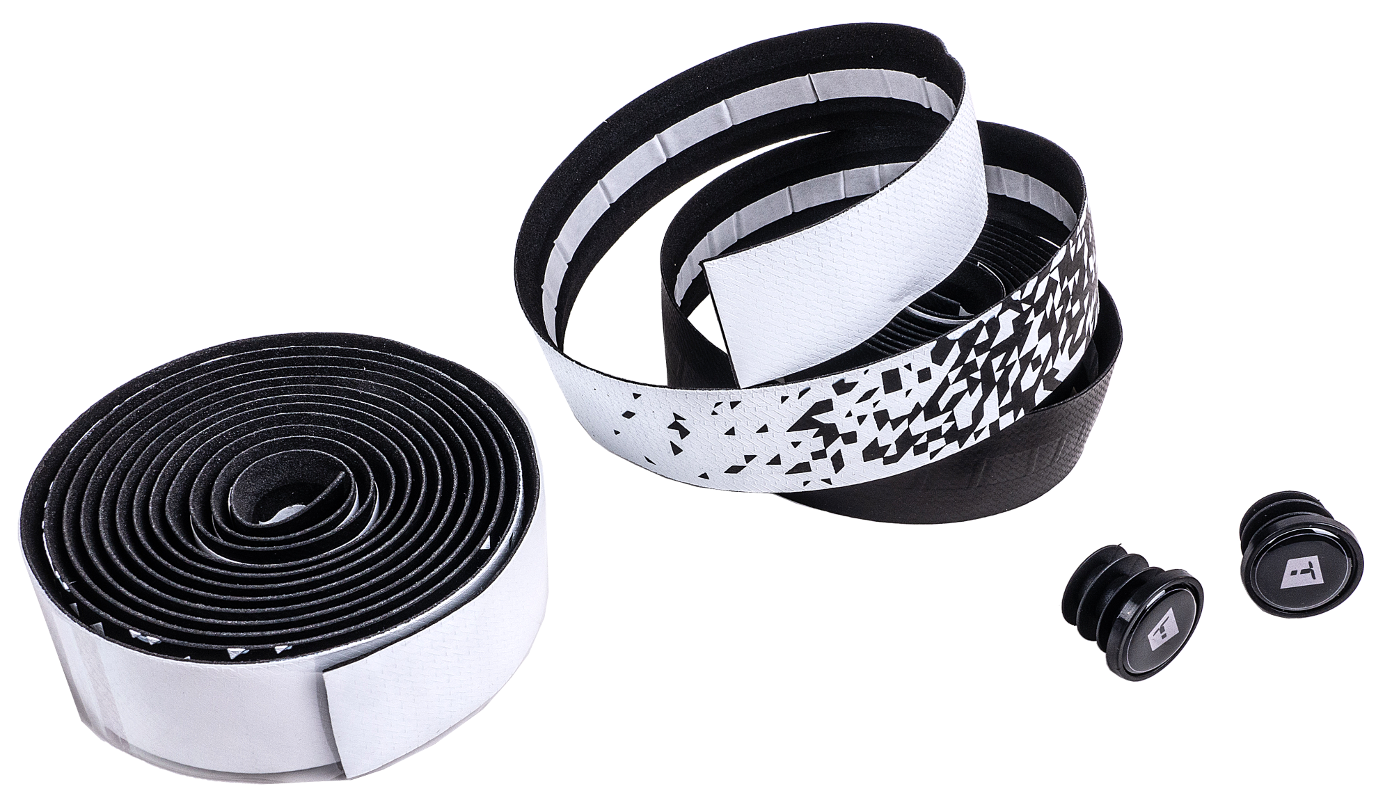 Оплетка Blocks White на руль EVAPU, толщина 3мм, цветная на 1/3 длины.