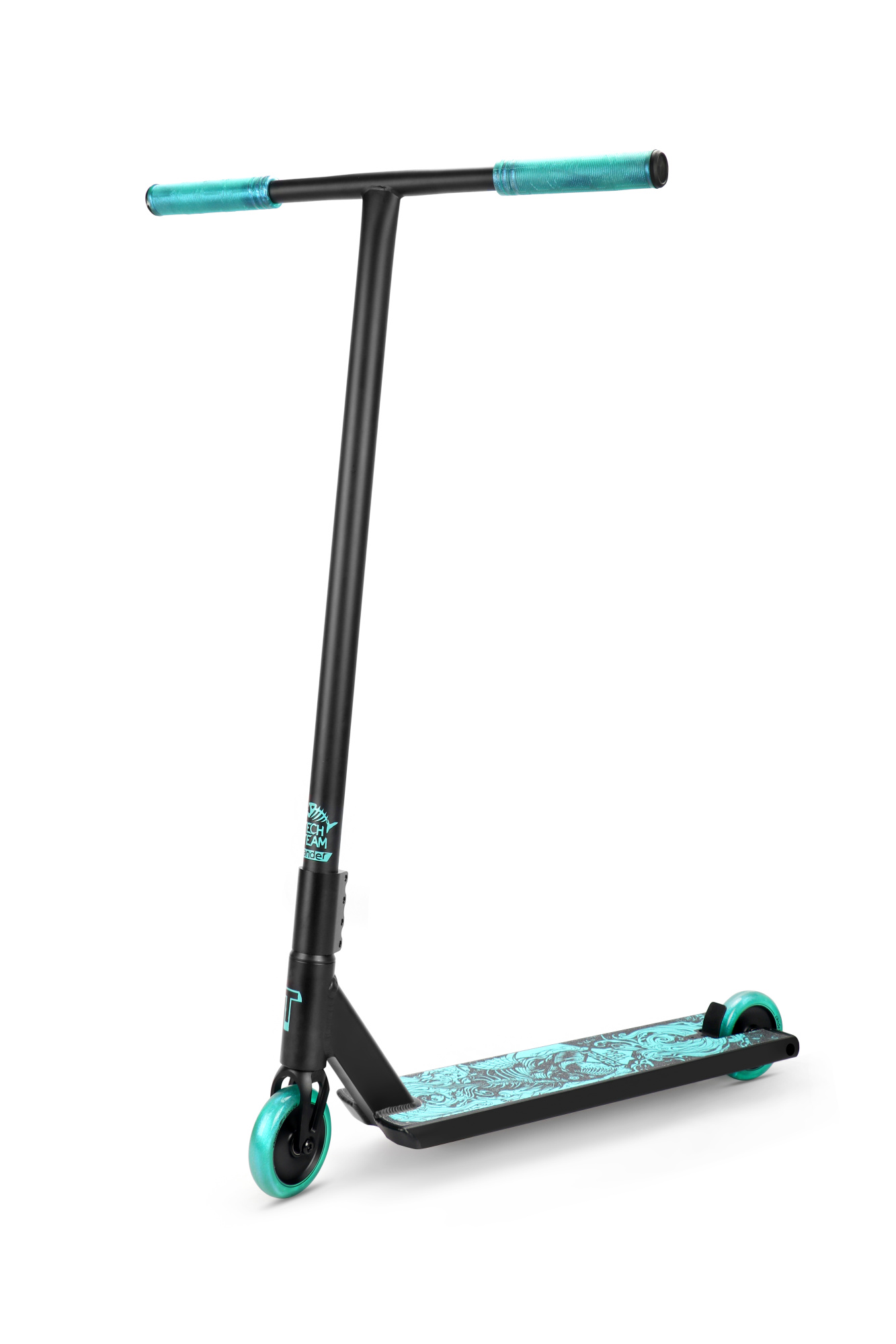 Самокат трюковой Zander black 1/4