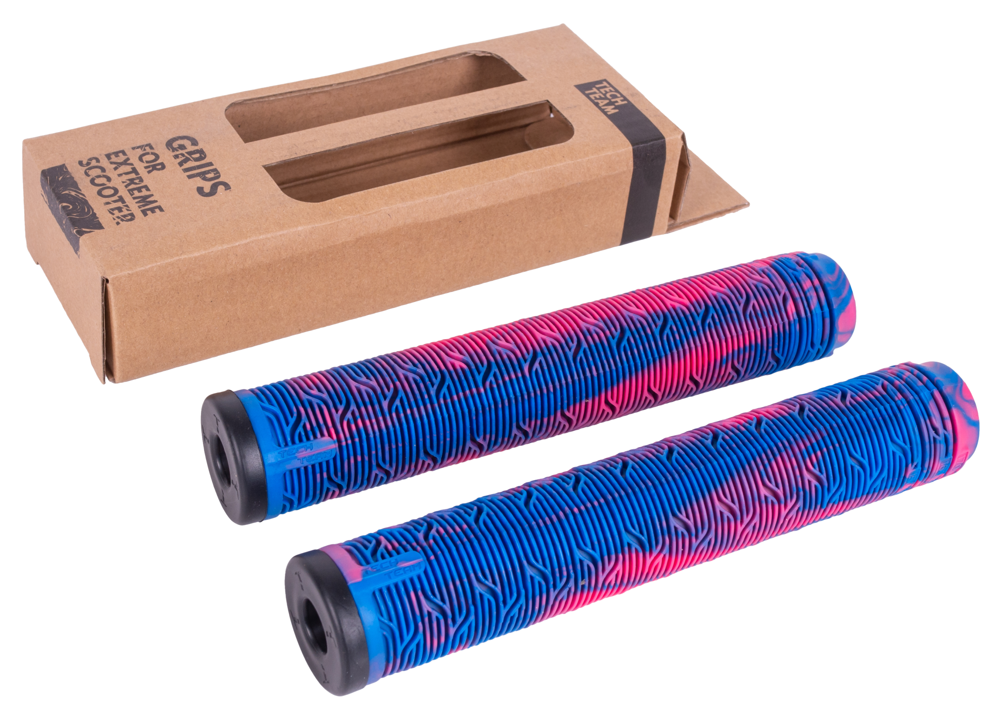 Грипсы 2шт с барендами Maze-170 blue-pink