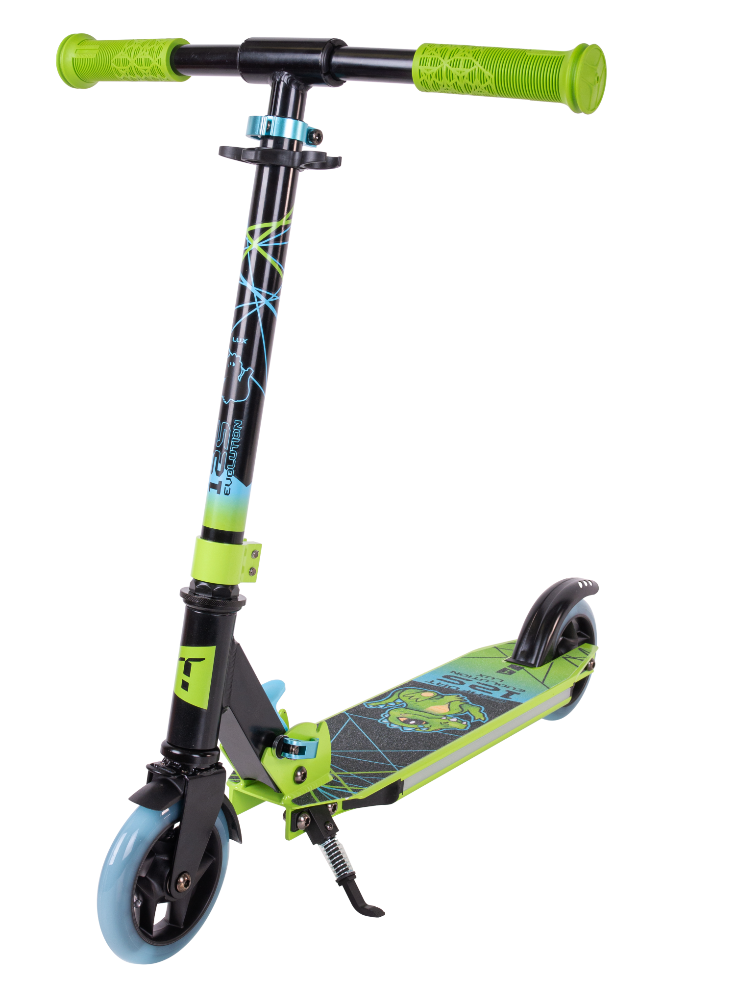 Самокат Comfort 125 evolution  lux green 1/4