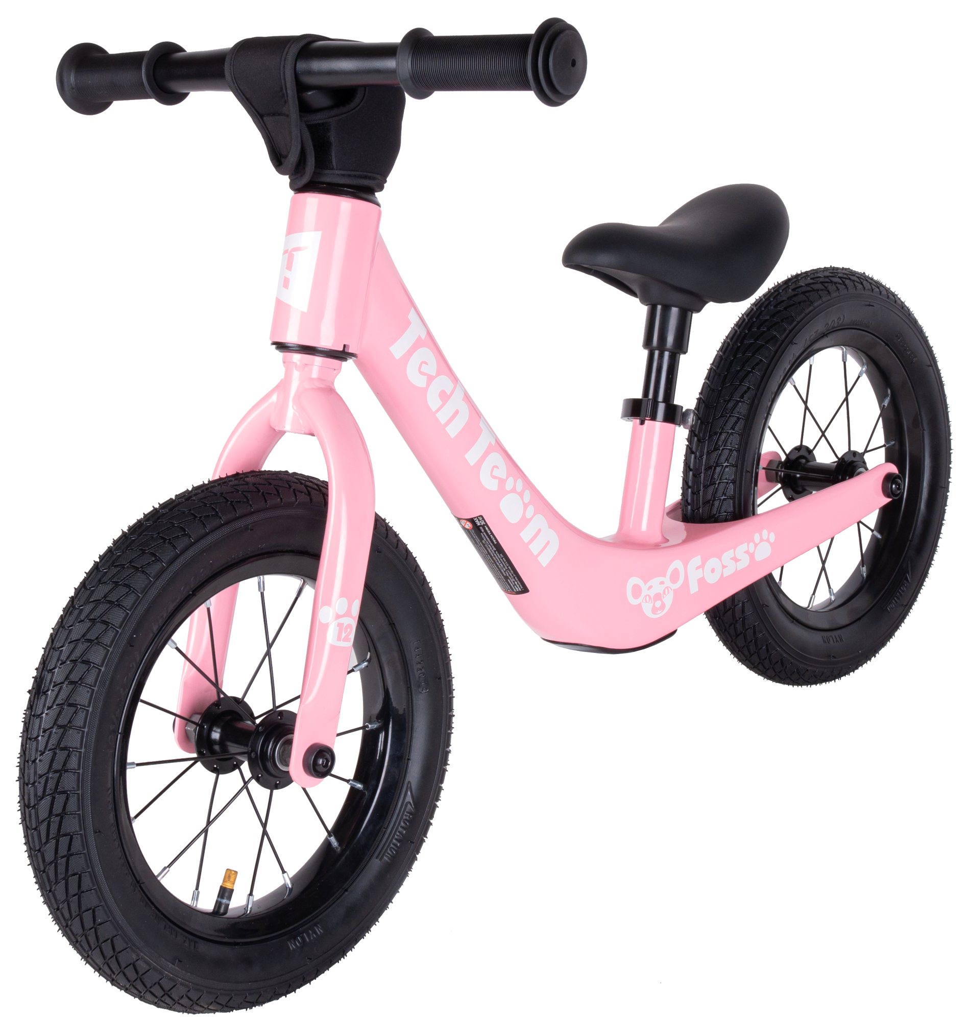 Беговел Fossa розовый 1/1  колпачки