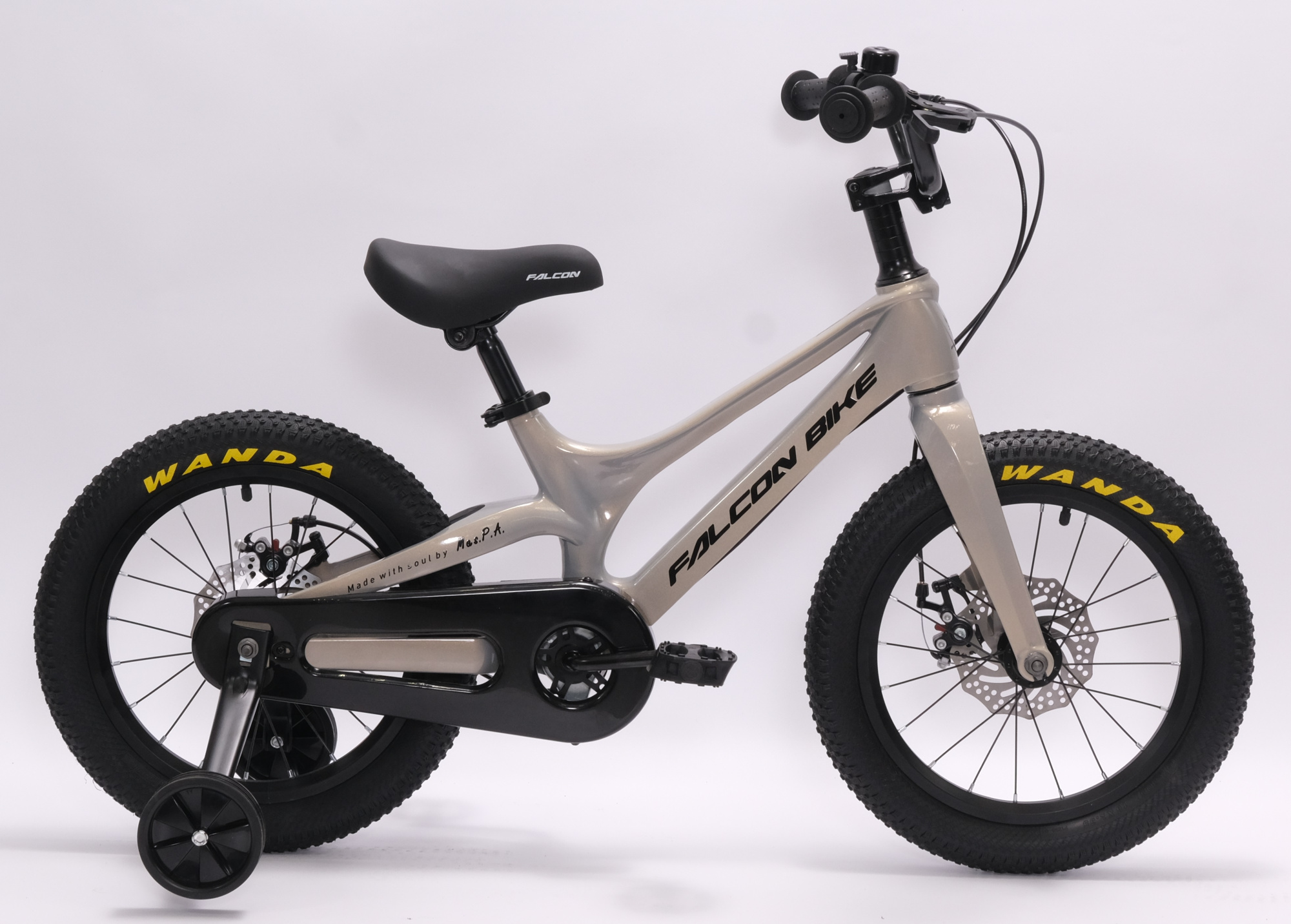 Велосипед FALCON BIKE 16" MILD серый, магниевый сплав