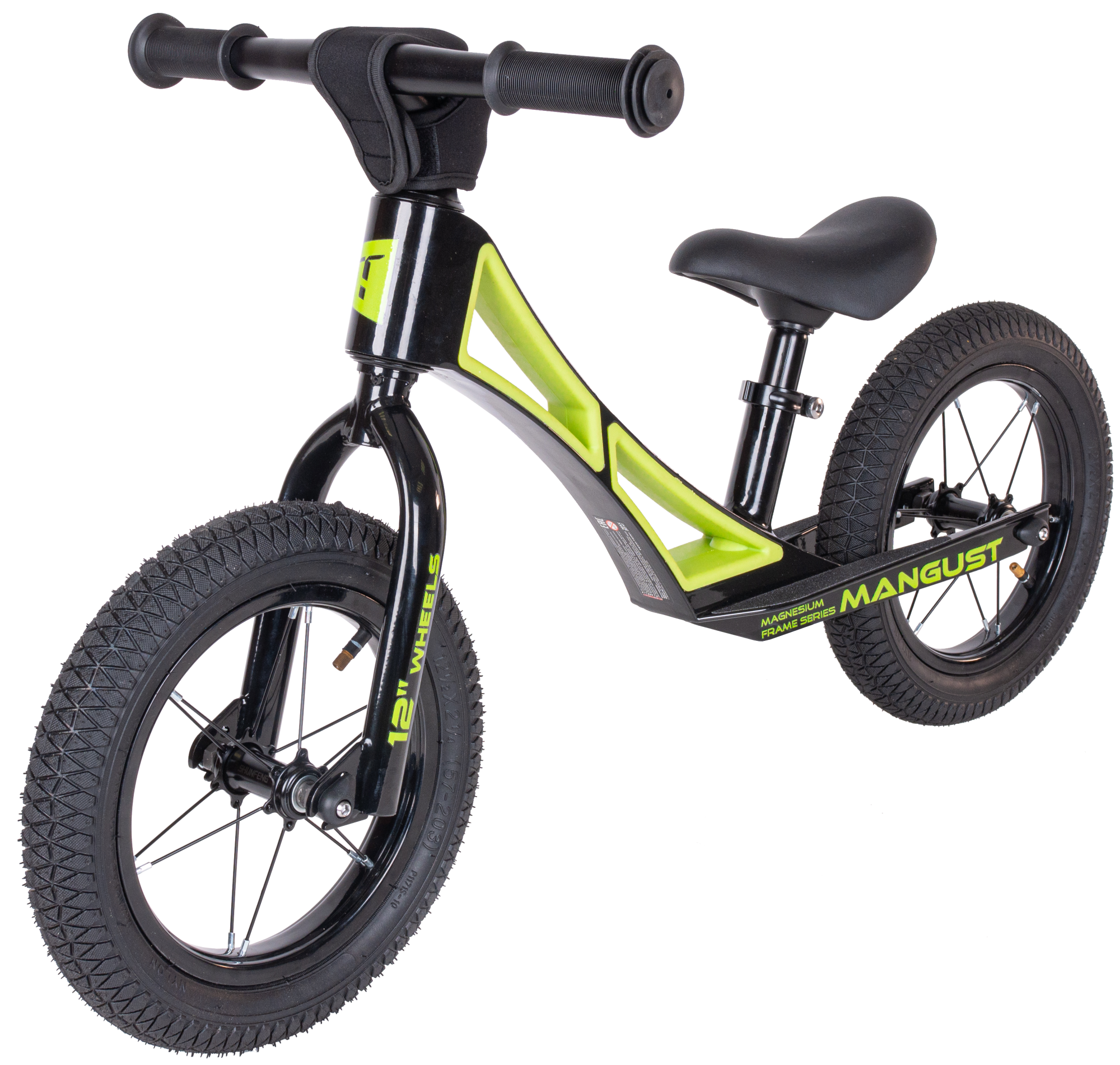 Беговел Mangust чрный 1/1  колпачки