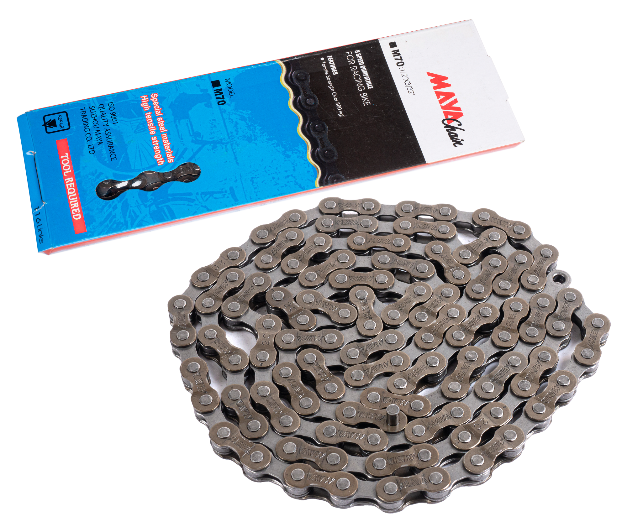 Цепь  7 скоростей, 116 звеньев, MAYA 1/50 M50