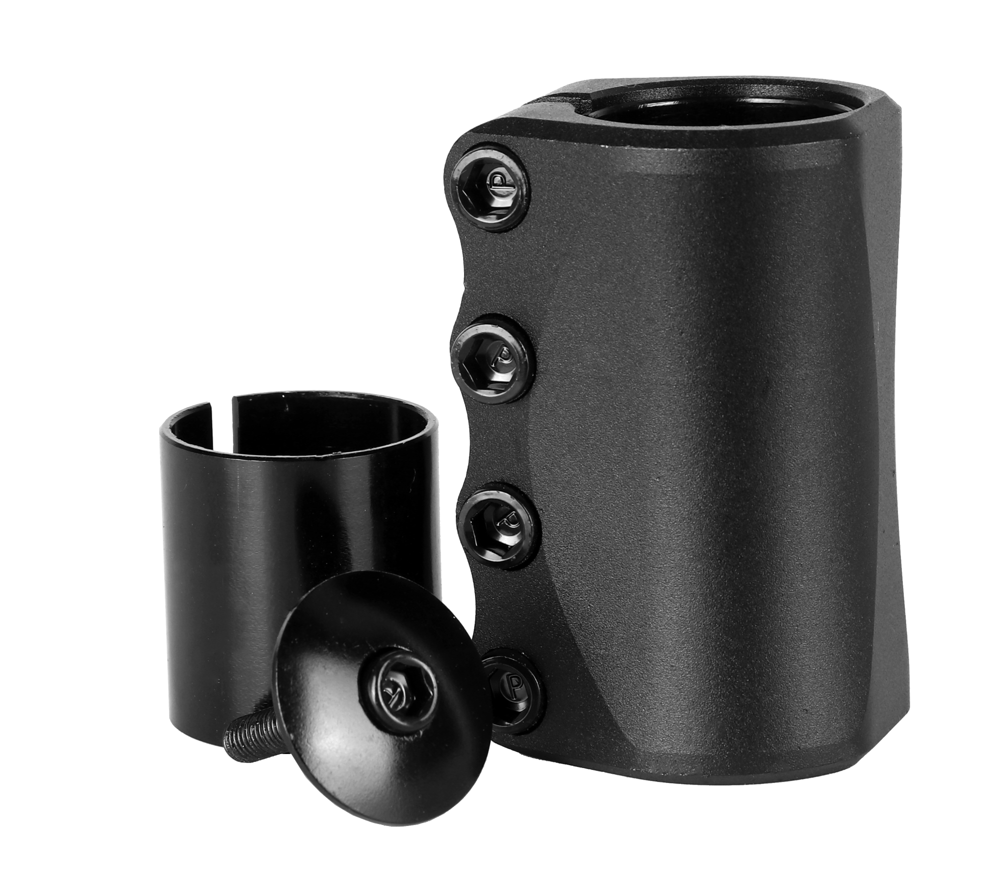 Зажим 4 болта CL-G, 31,8/34,9 SCS (Goliath) black