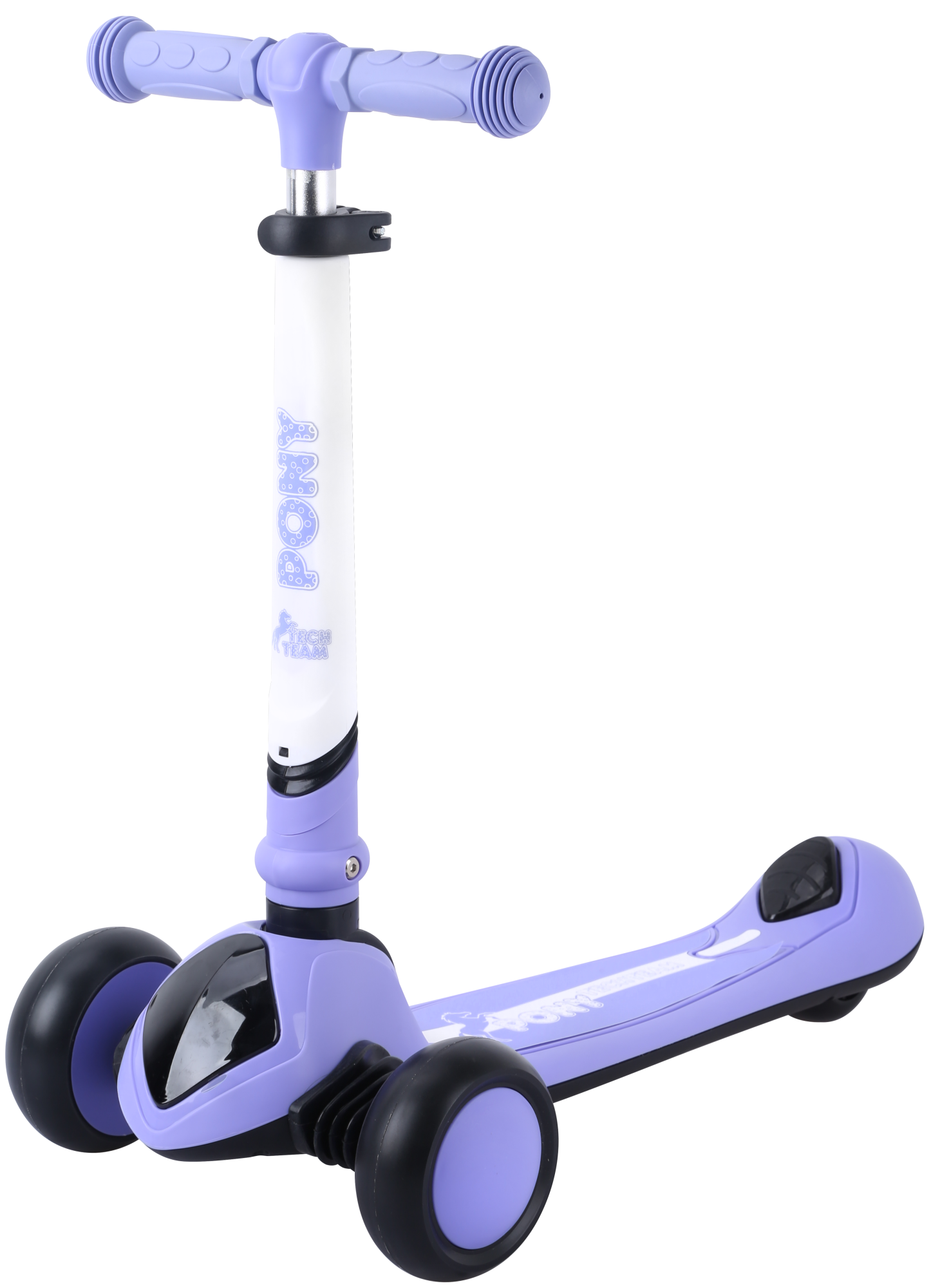 Самокат Pony purple 1/4