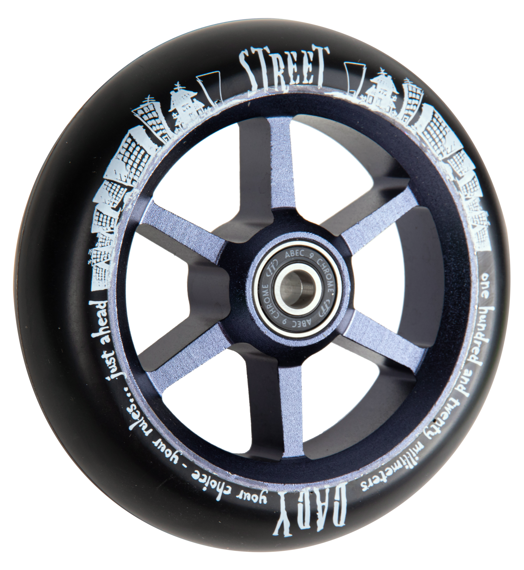 Колесо для самоката X-Treme 12030мм 6STStreet Dady, violet