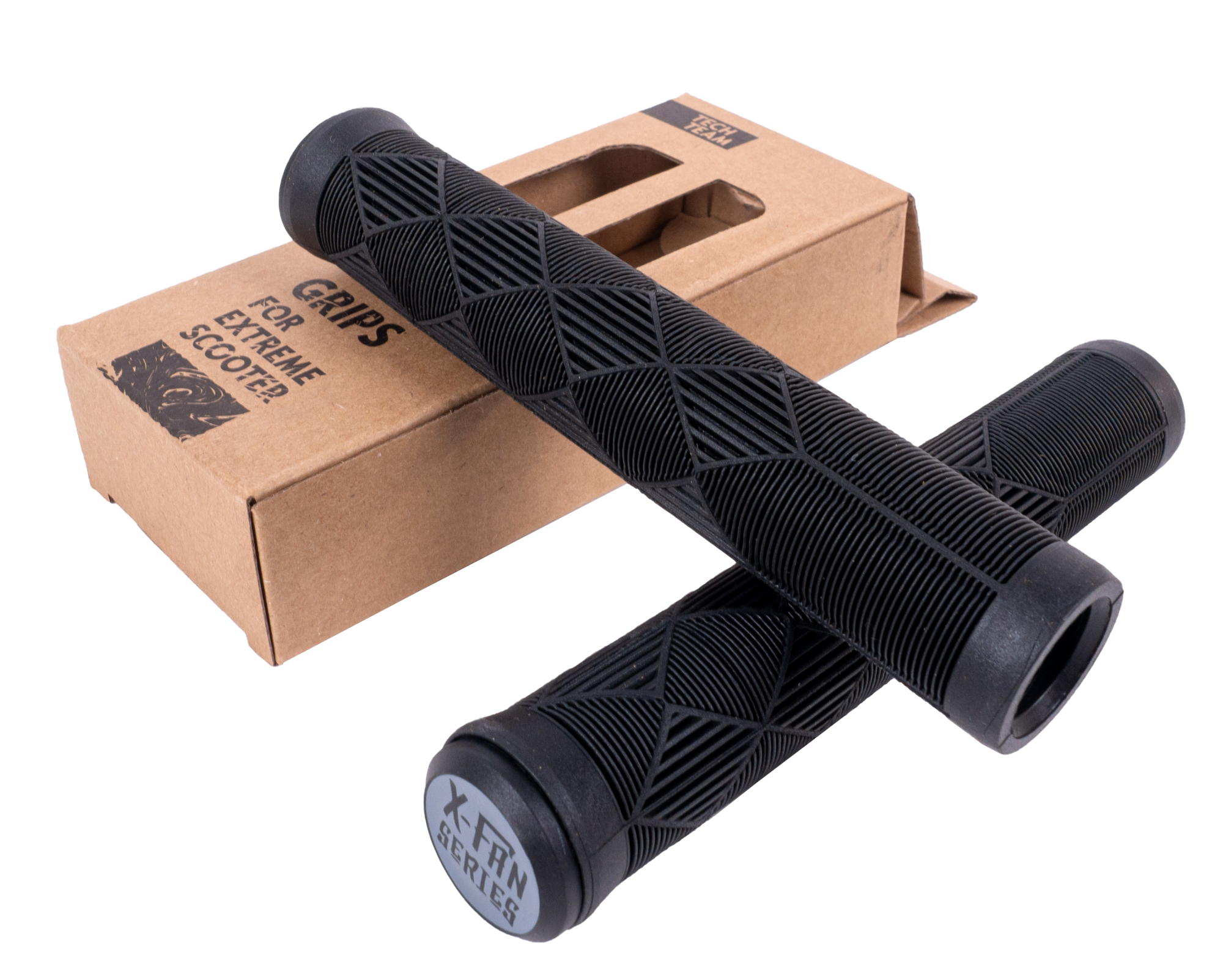 Грипсы 2шт с барендами  Comrade black