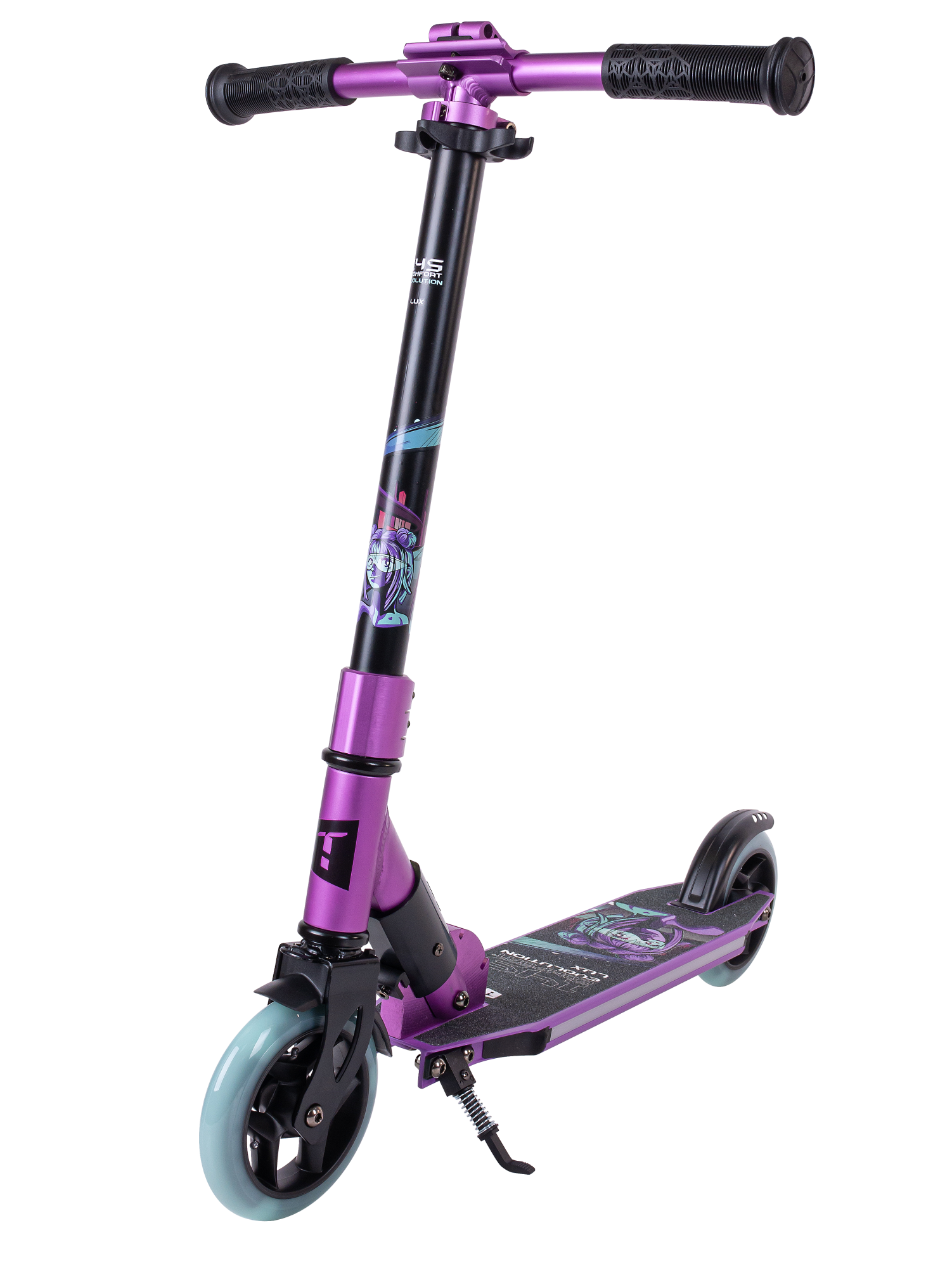 Самокат Comfort 145 evolution  lux purple 1/4